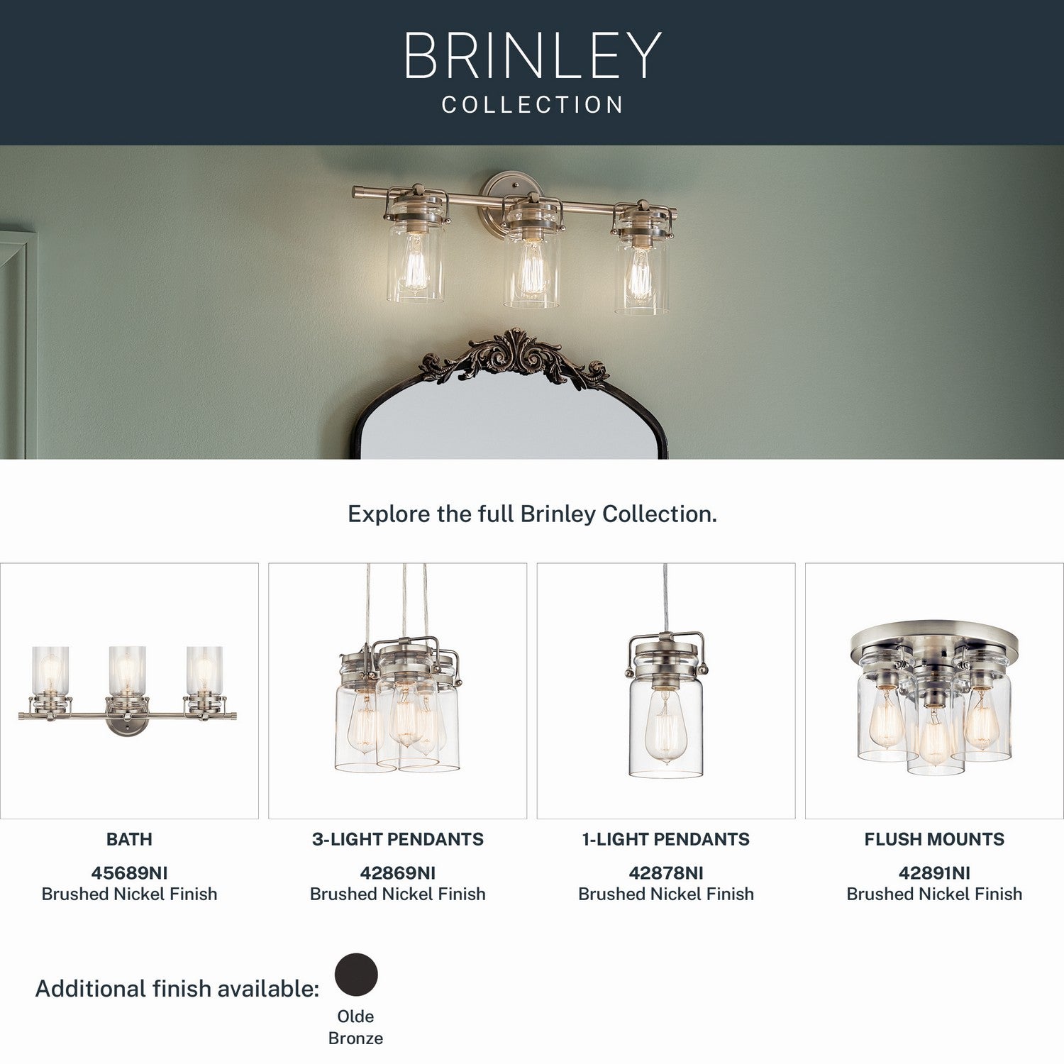 Plafonnier 3 lumières | Brinley