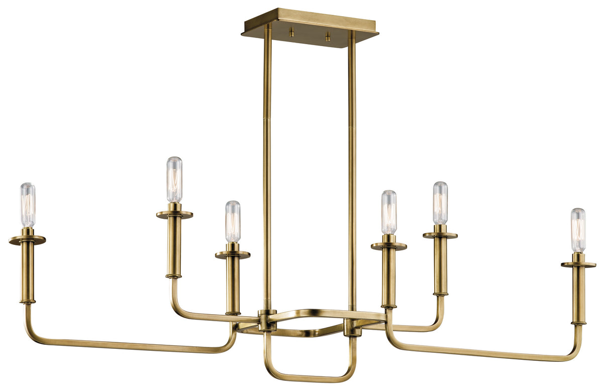 Lustre linéaire 6 lumières | Alden
