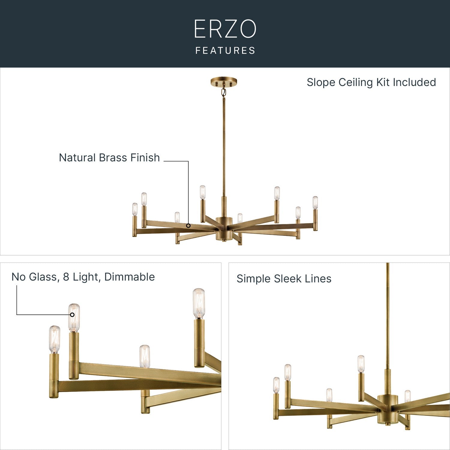 Lustre 8 lumières | Erzo
