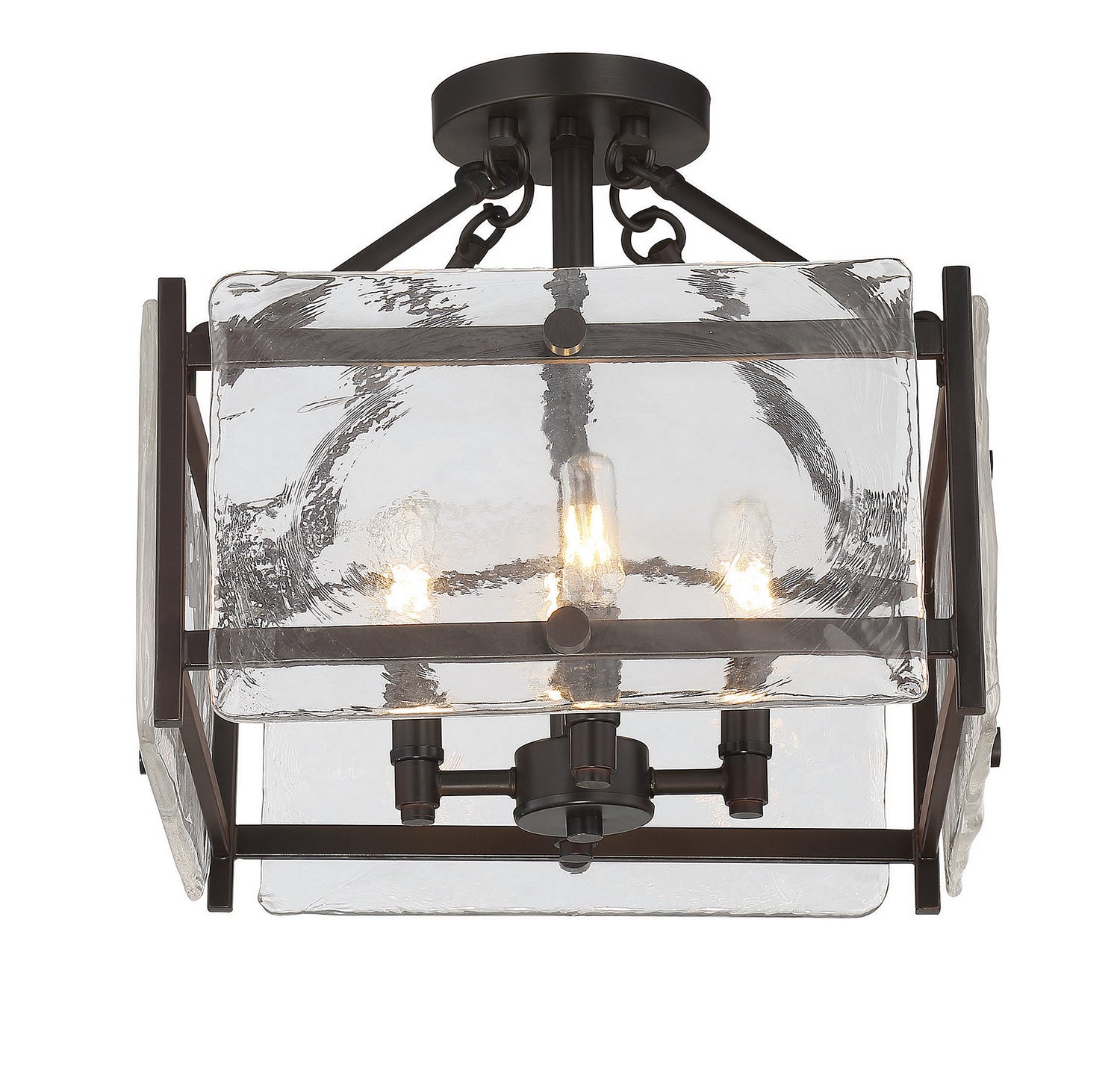 Semi-plafonnier 4 lumières | Glenwood