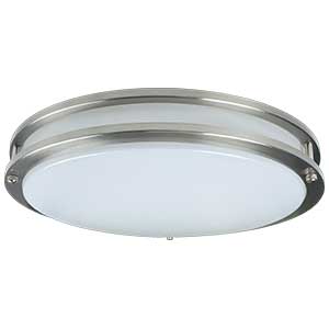 Plafonnier Nickel DEL INTÉGRÉ - 70470 | STANDARD