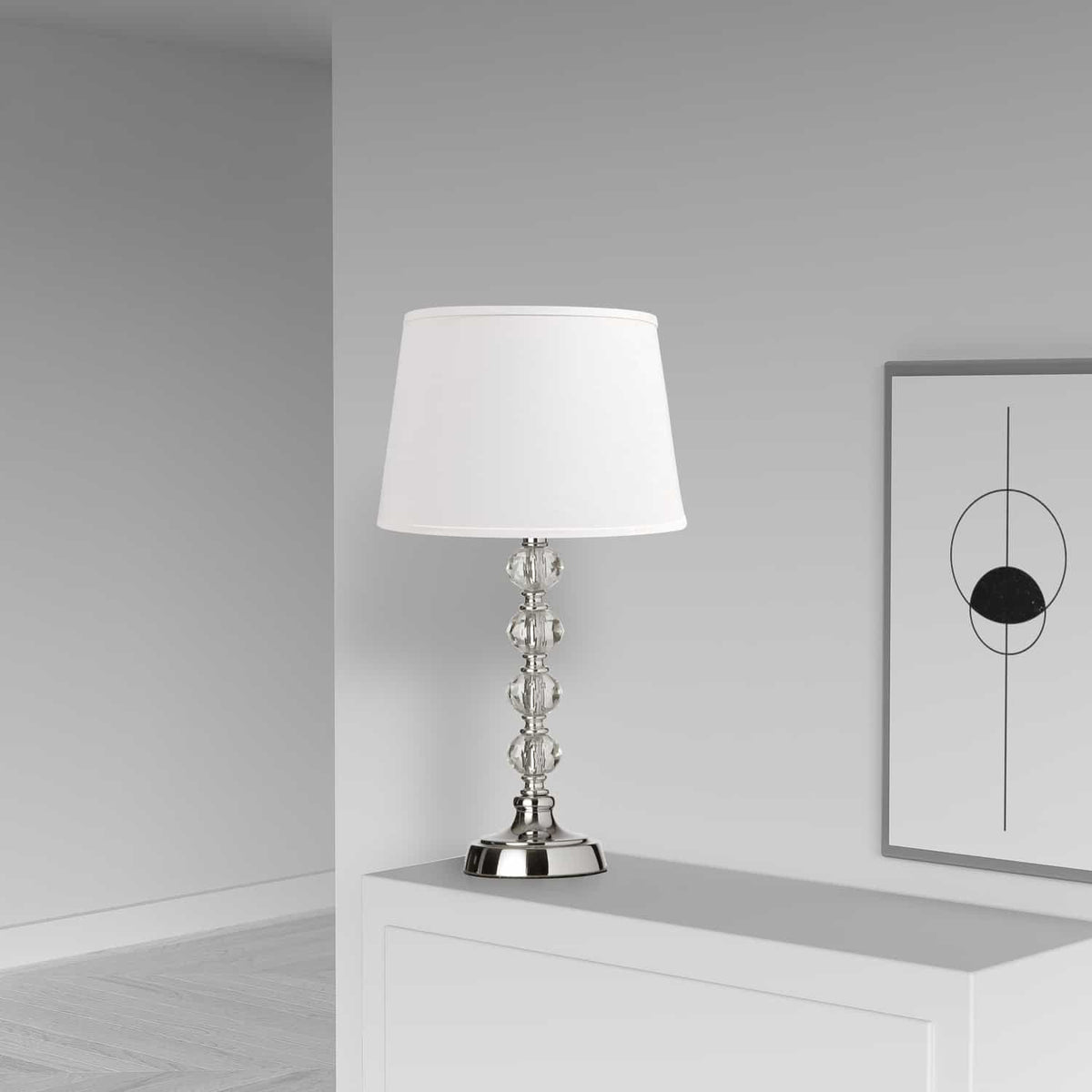 Lampe de table 1 lumière | Crystal