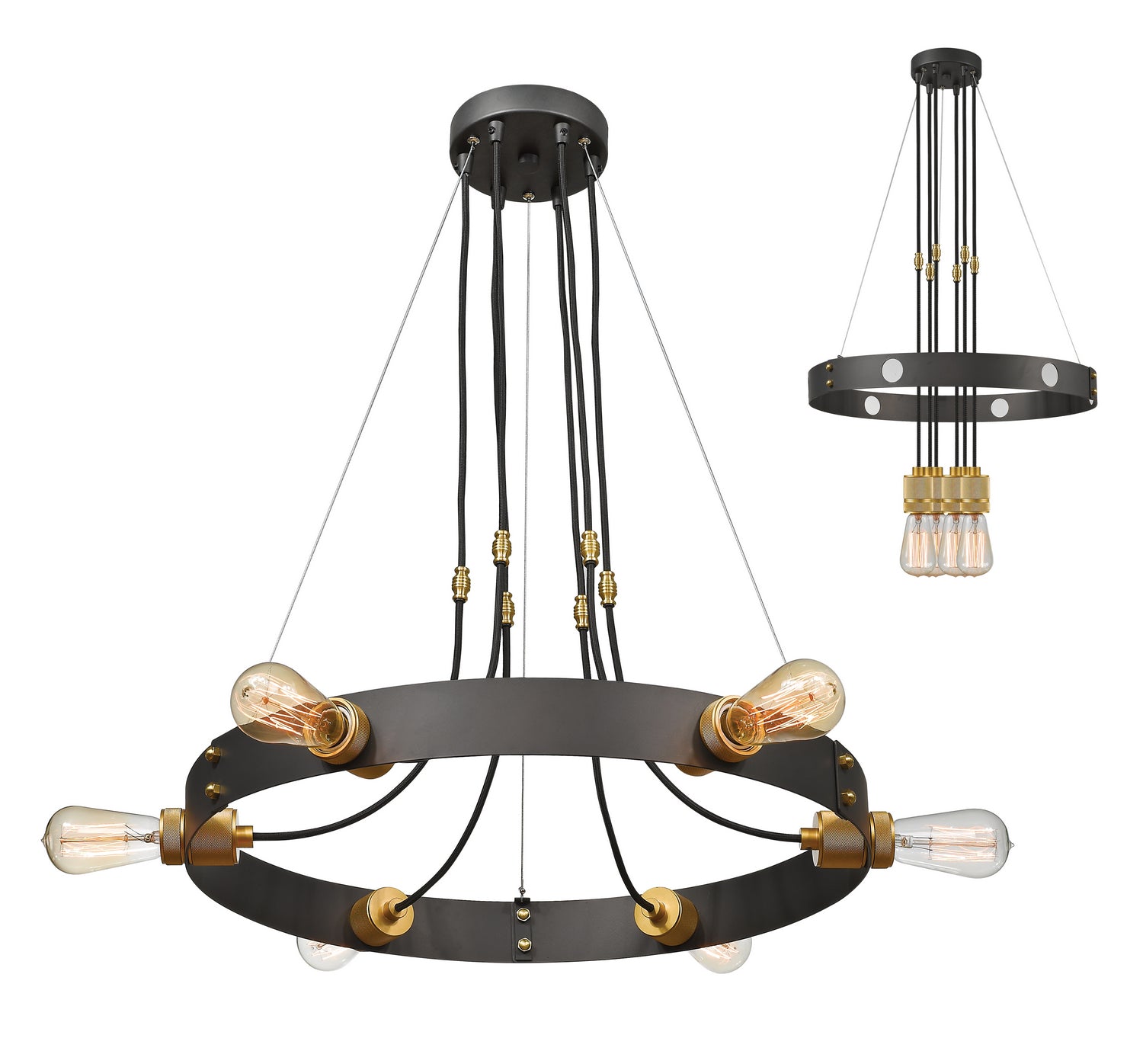 Lustre 6 lumières | Troubadour