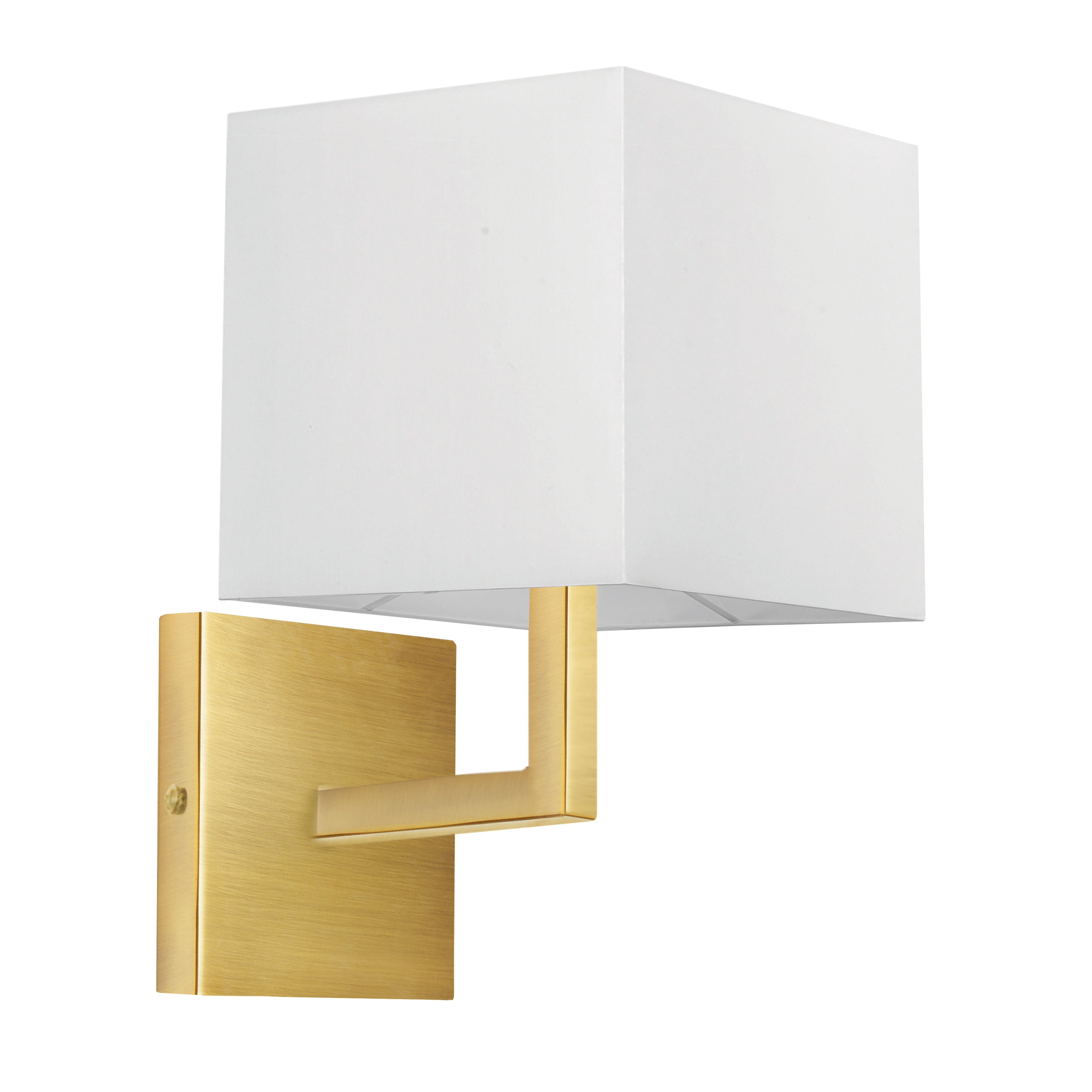 LUCAS Wall sconce Gold - 77-1W-AGB-WH | DAINOLITE