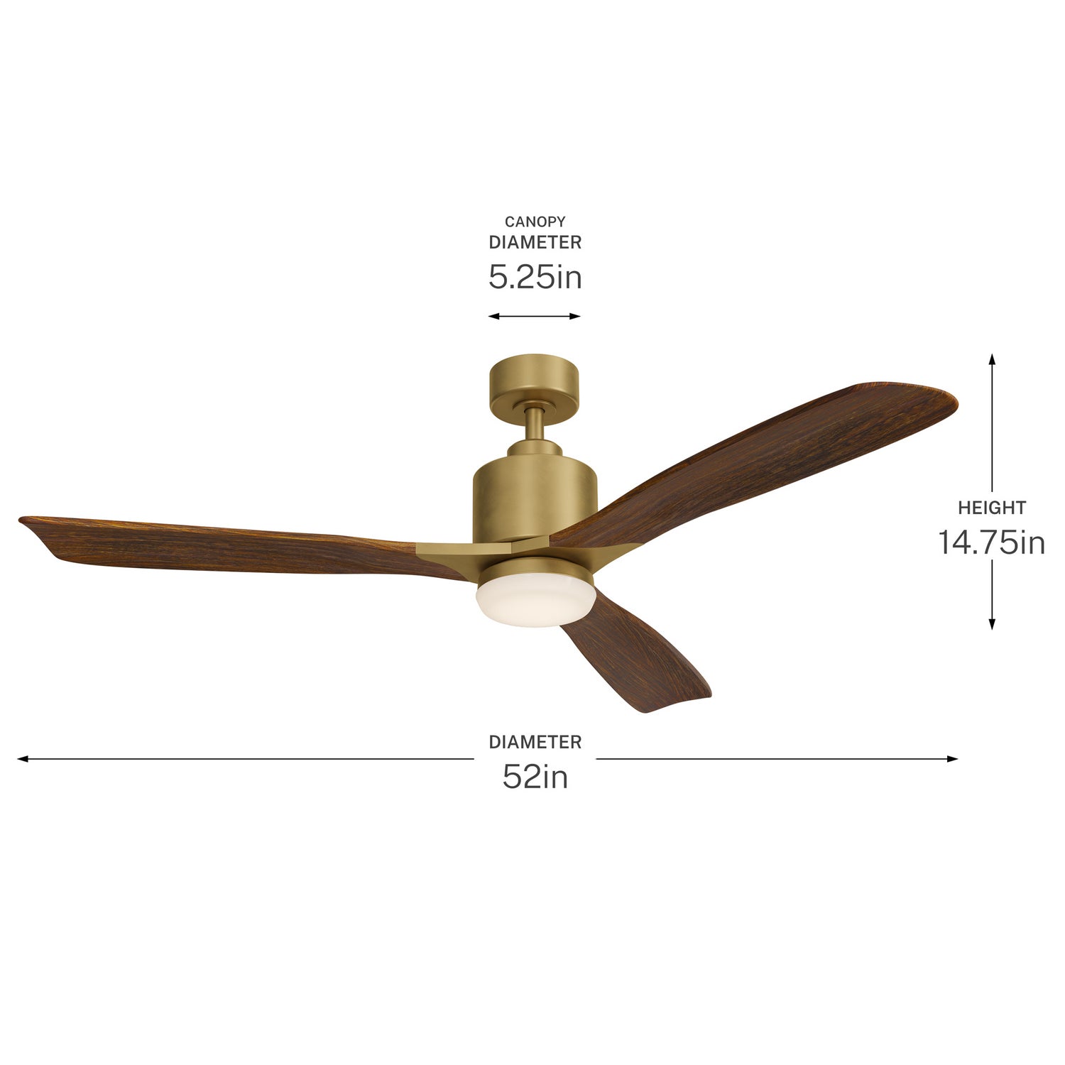 Ventilateur de plafond 52 po | Ridley II