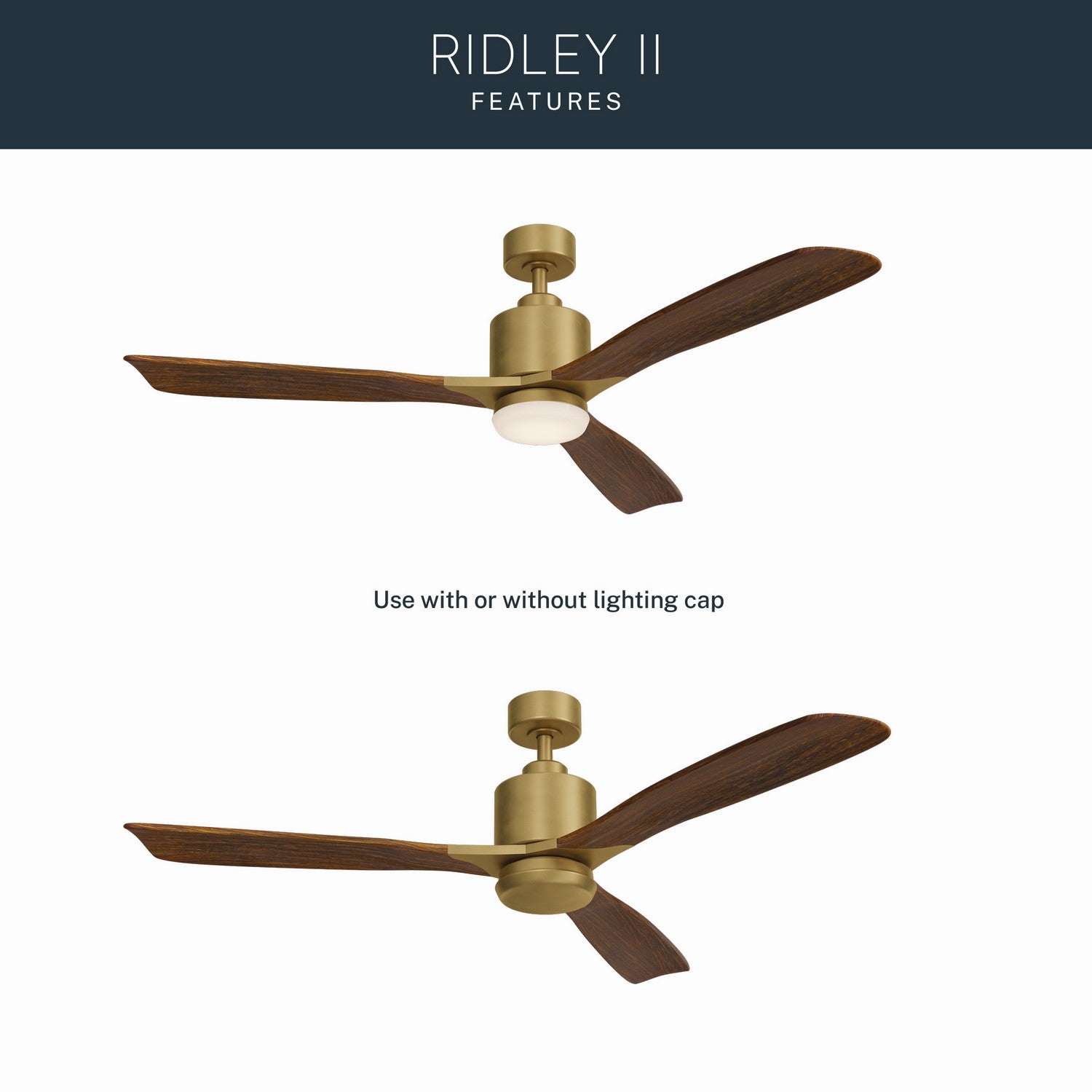 Ventilateur de plafond 52 po | Ridley II