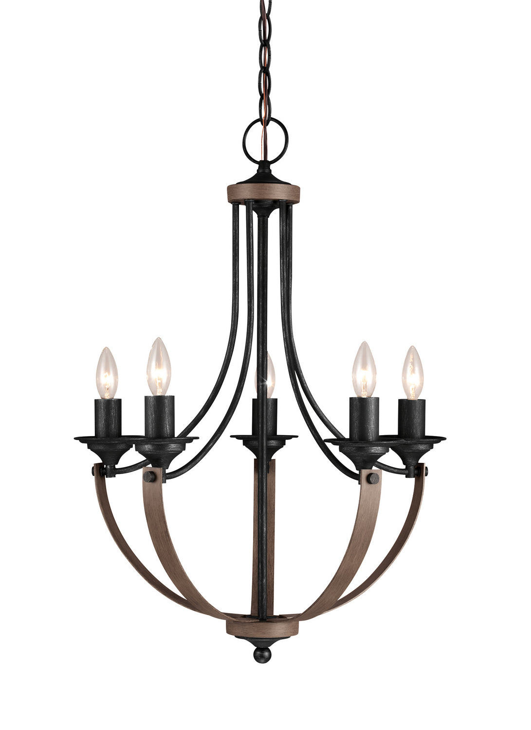 Lustre 5 lumières | Corbeille