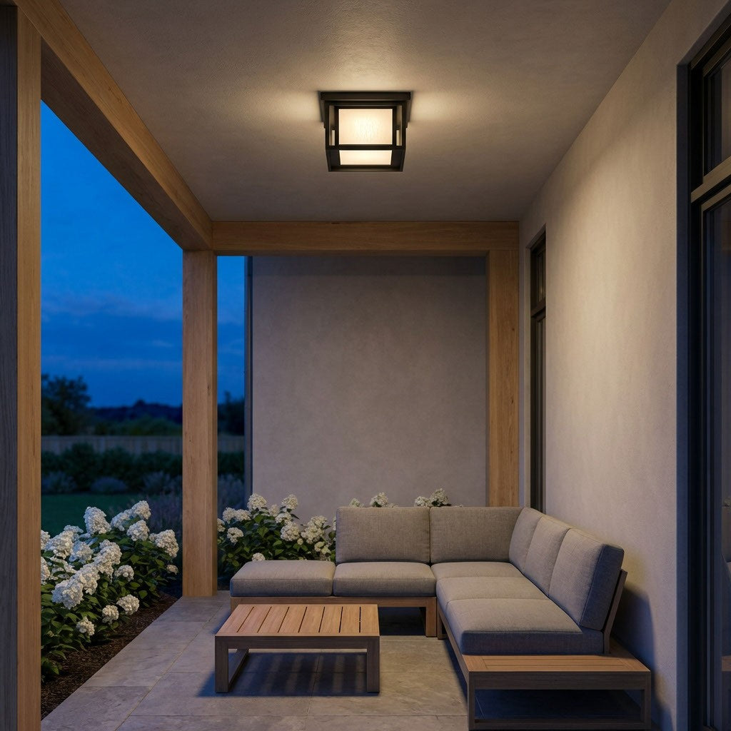 Plafonnier extérieur 2 lumières | Hunnington