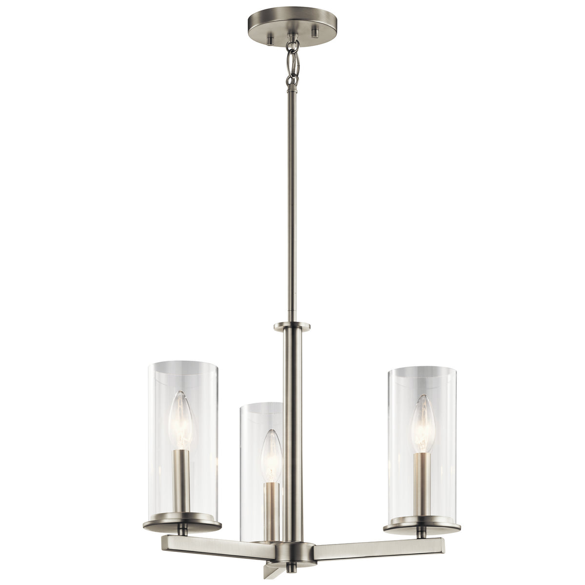 Lustre ou semi-plafonnier 3 lumières | Crosby