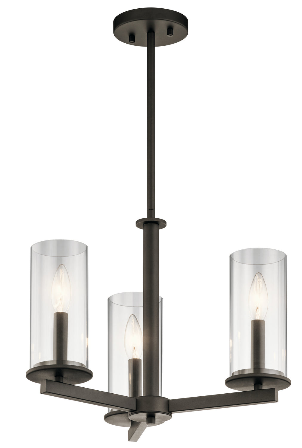 Lustre ou semi-plafonnier 3 lumières | Crosby