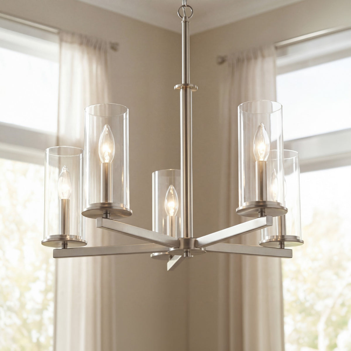 Lustre 5 lumières | Crosby