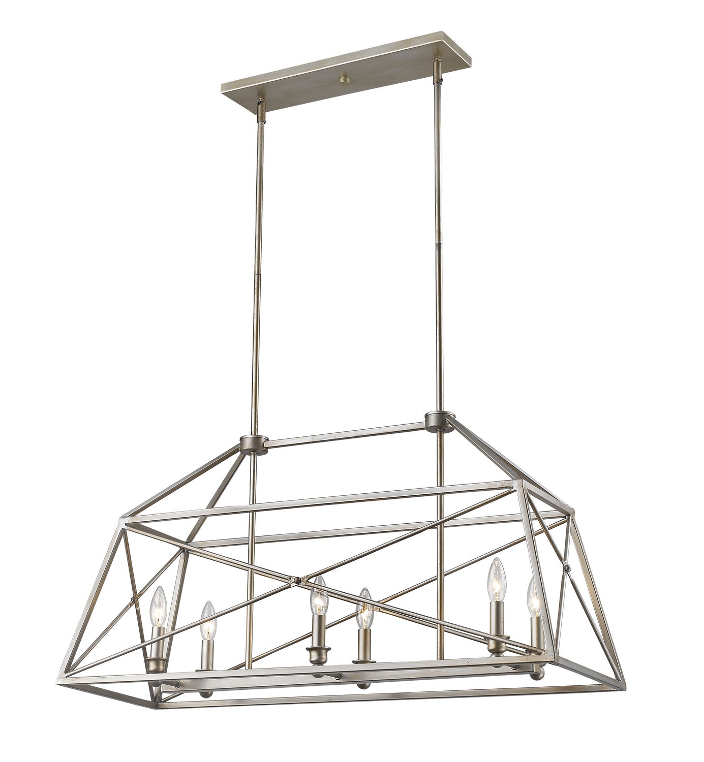 Lustre linéaire 6 lumières | Trestle