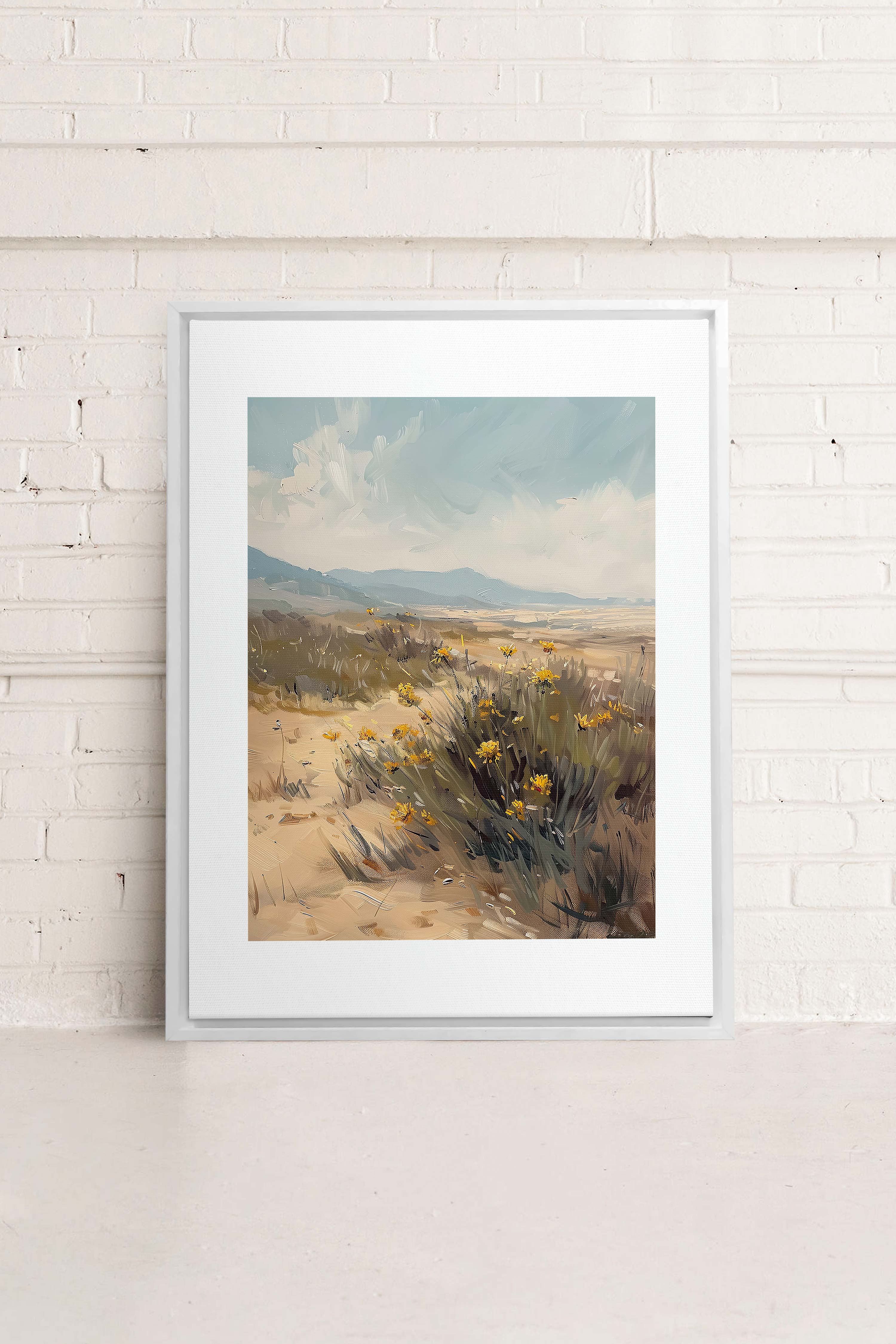 GOLDEN PATHWAY, Oeuvre sur toile étirée