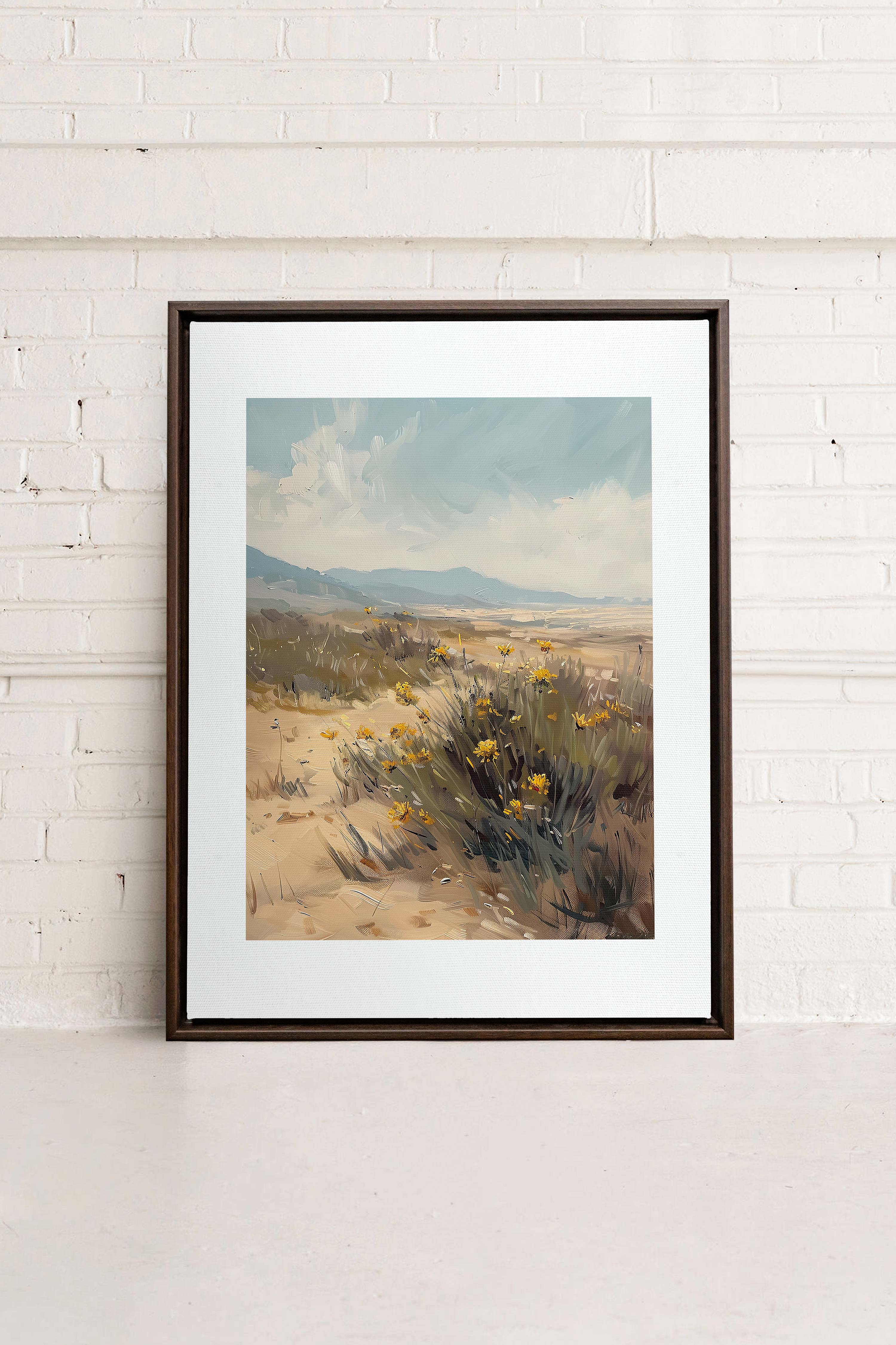 GOLDEN PATHWAY, Oeuvre sur toile étirée