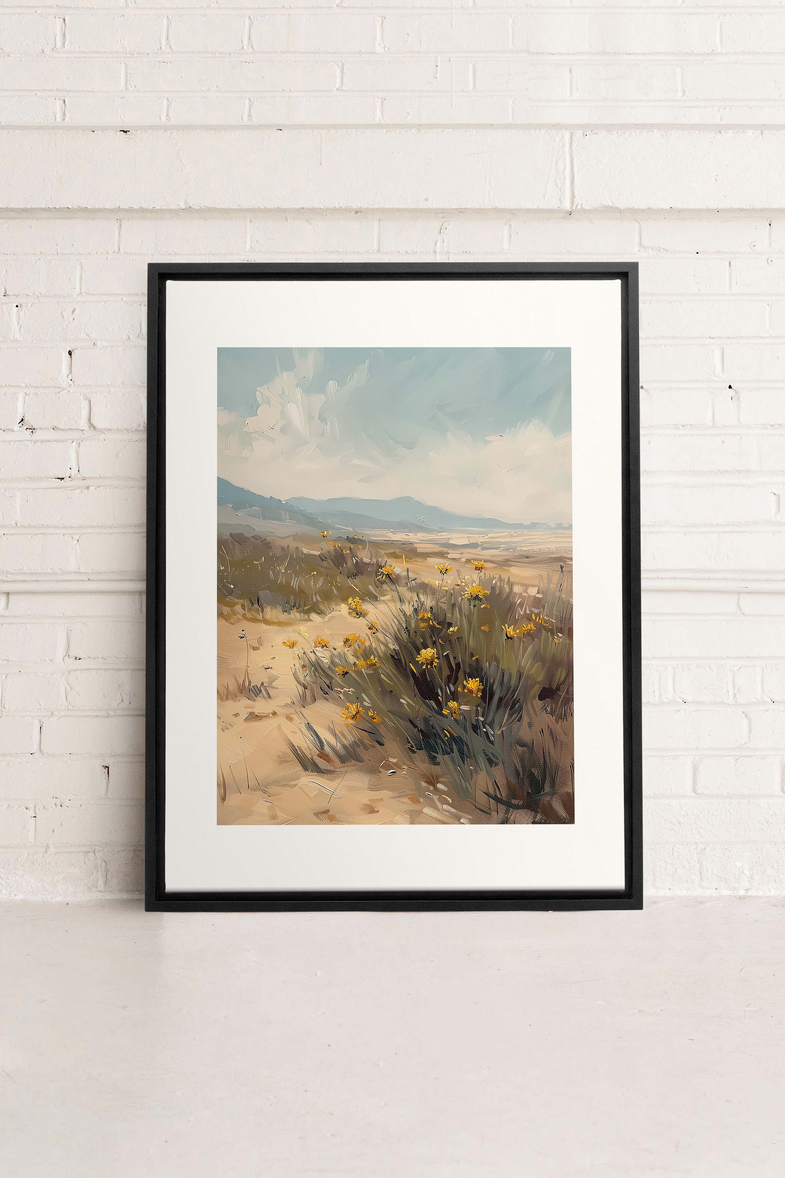 GOLDEN PATHWAY, Oeuvre sur toile étirée