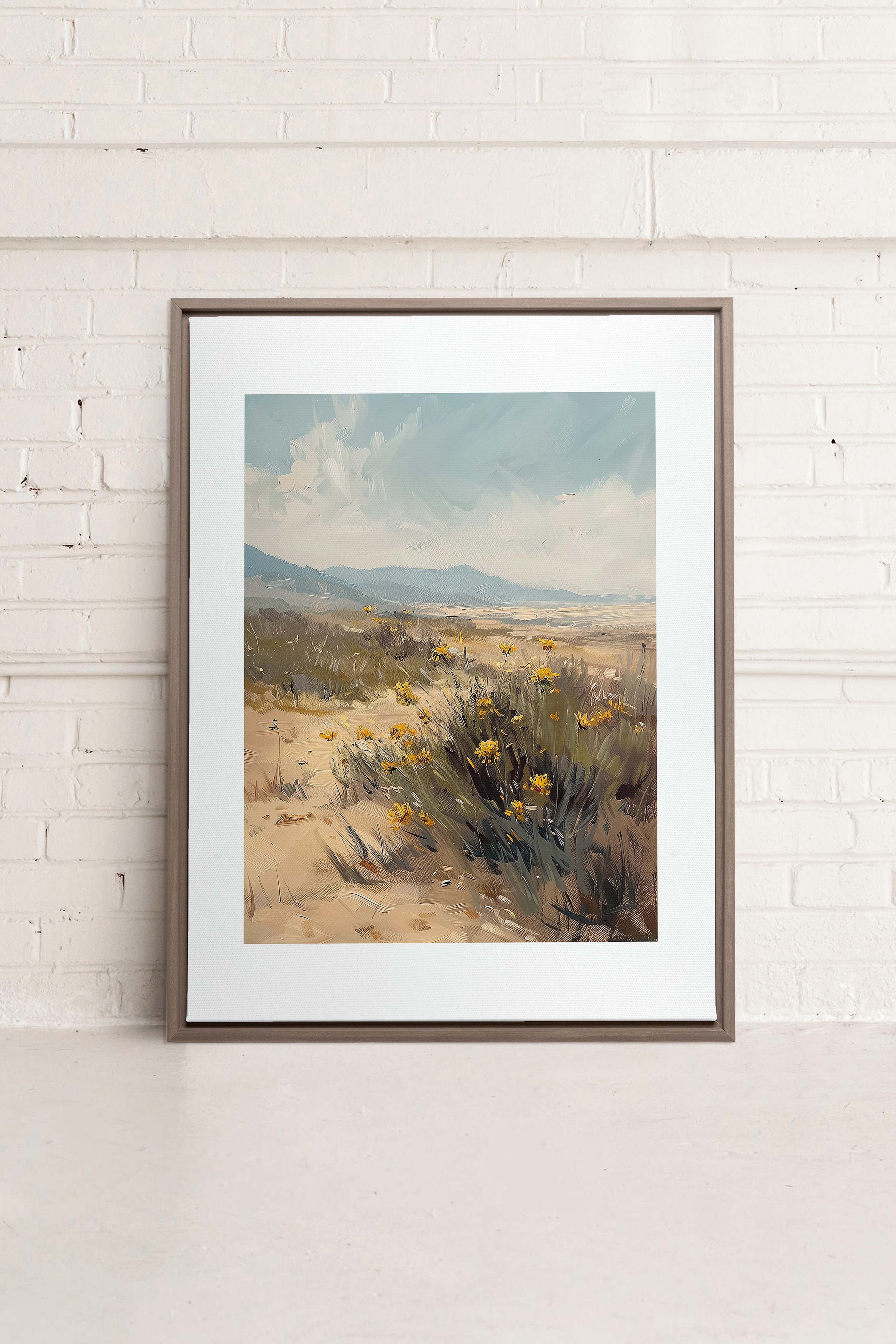GOLDEN PATHWAY, Oeuvre sur toile étirée