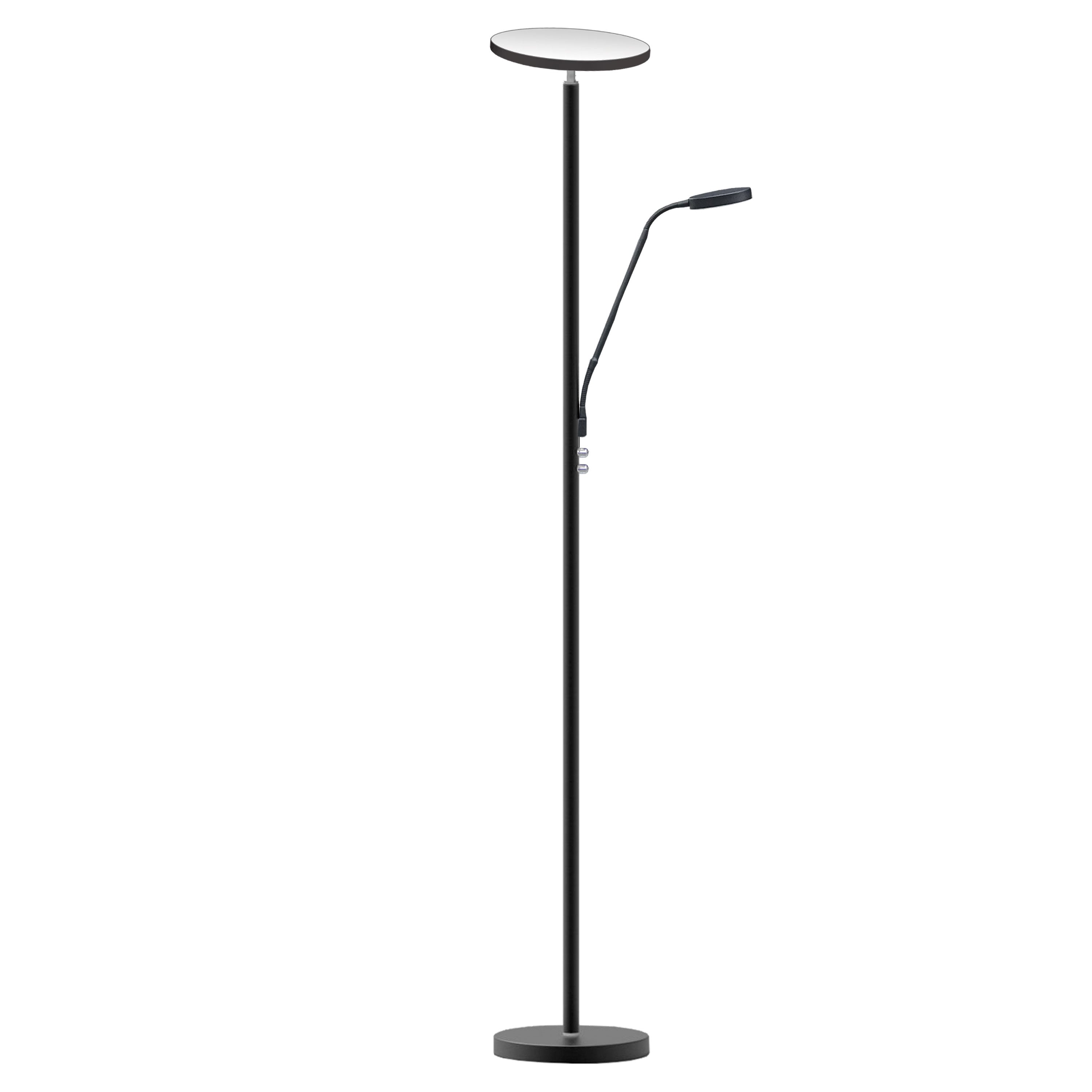 Lampe sur pied Noir DEL INTÉGRÉ - 801LEDF-SB | DAINOLITE