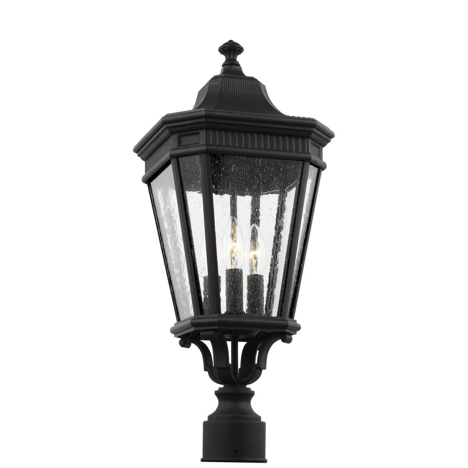Lanterne sur poteau extérieure 3 lumières | Cotswold Lane
