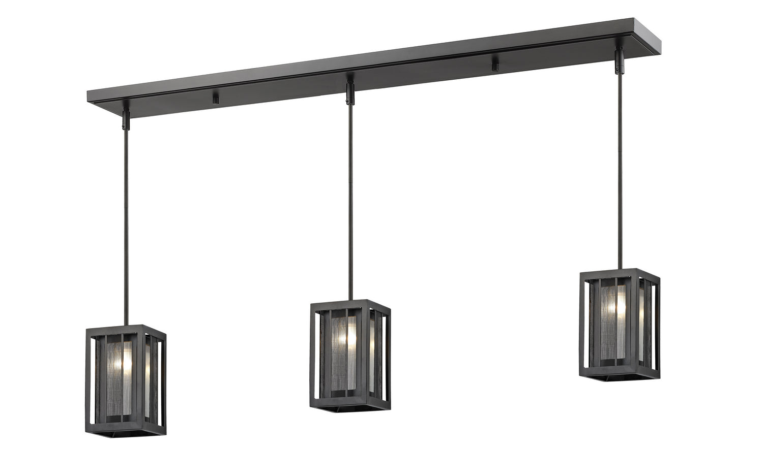 Lustre linéaire 3 lumières | Meridional