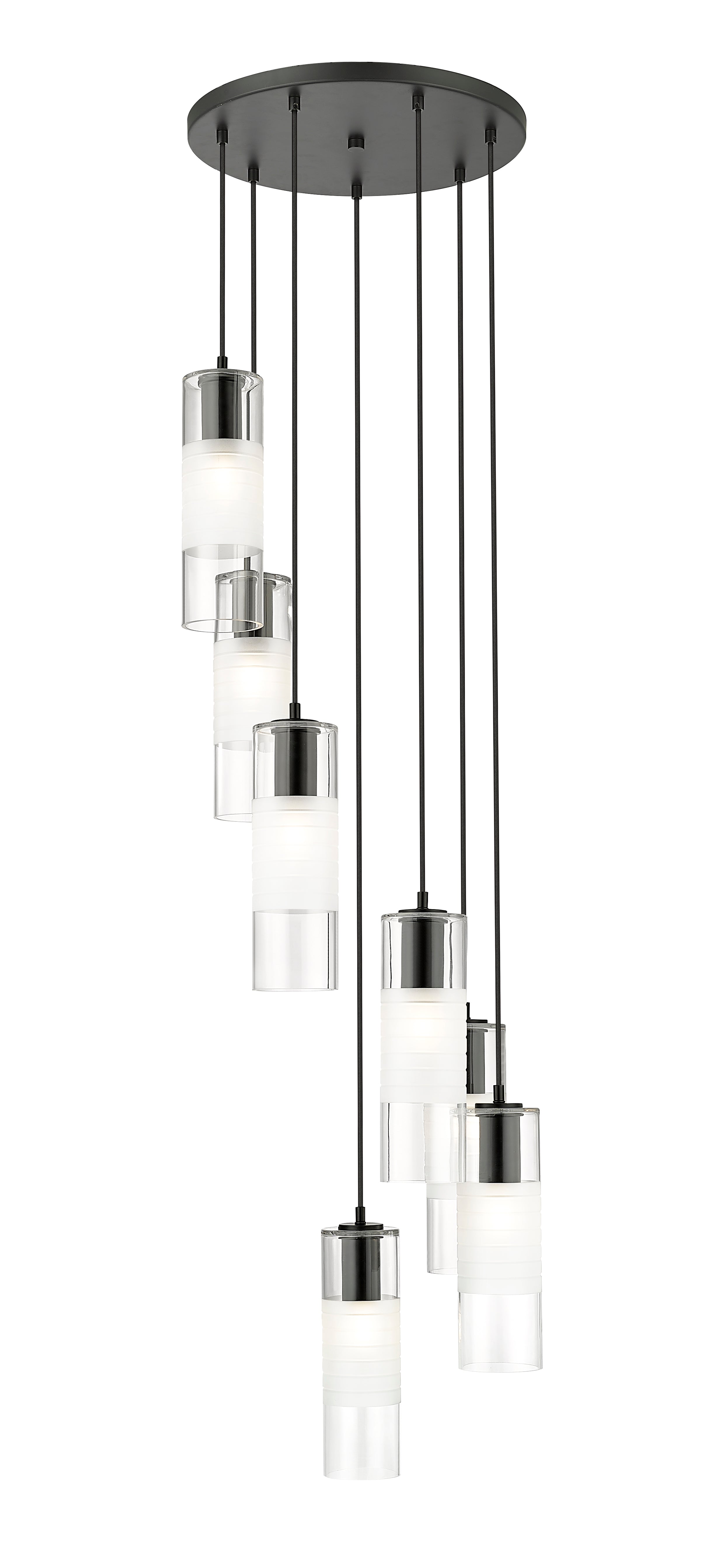 ALTON Chandelier Noir - 824P-7R-MB | Z-LITE