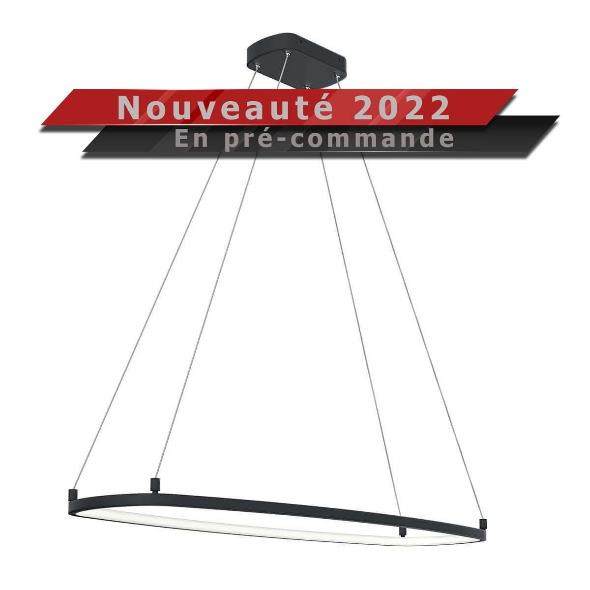 KOLOA Suspension Noir DEL INTÉGRÉ - 84312MBK | ELAN
