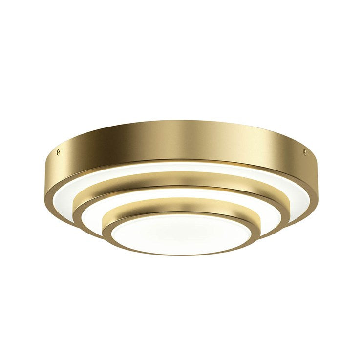 DOMBARD Semi-Flush mount Gold INTEGRATED LED - 84320CG | ELAN