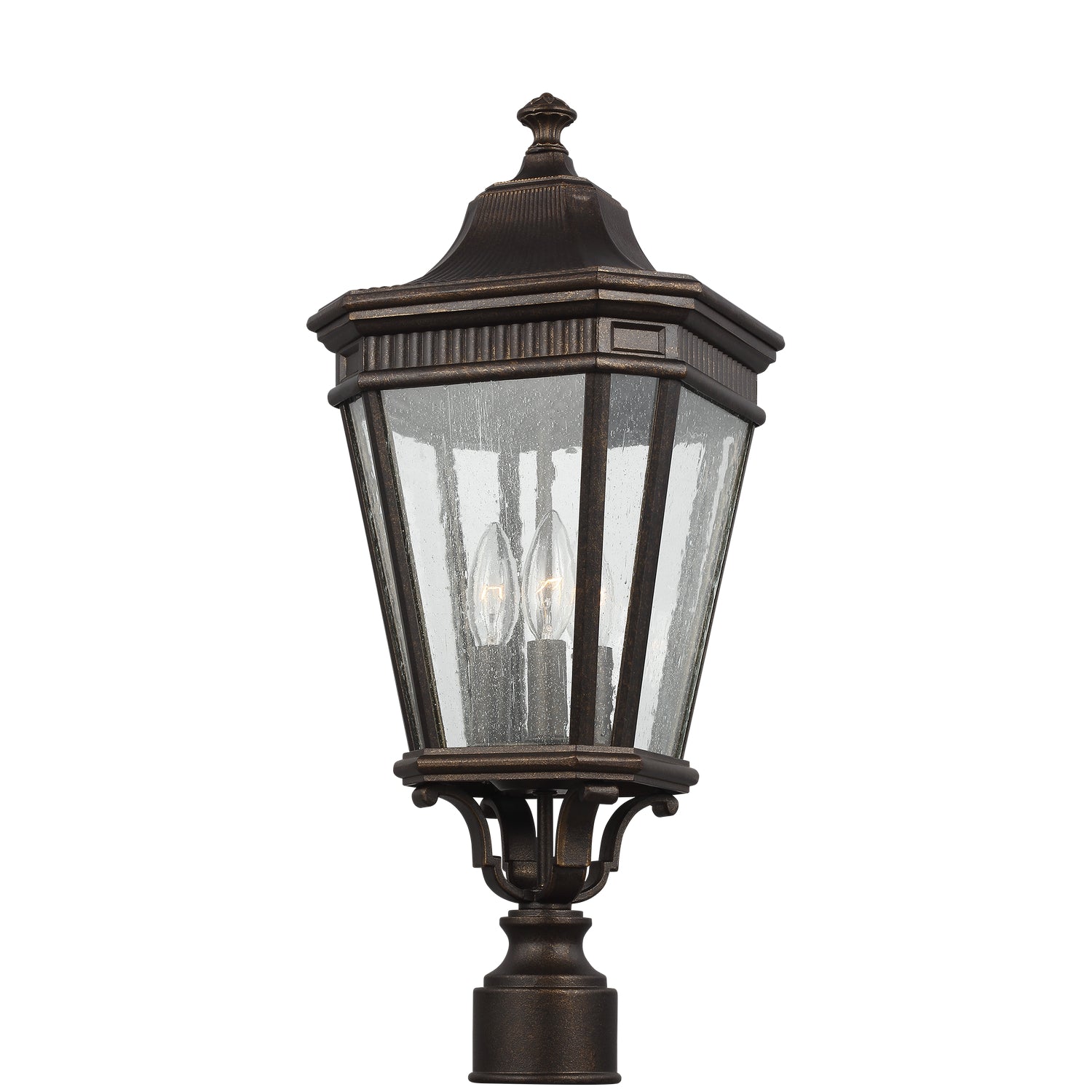 Lanterne sur poteau ou pilier 3 lumières | Cotswold Lane