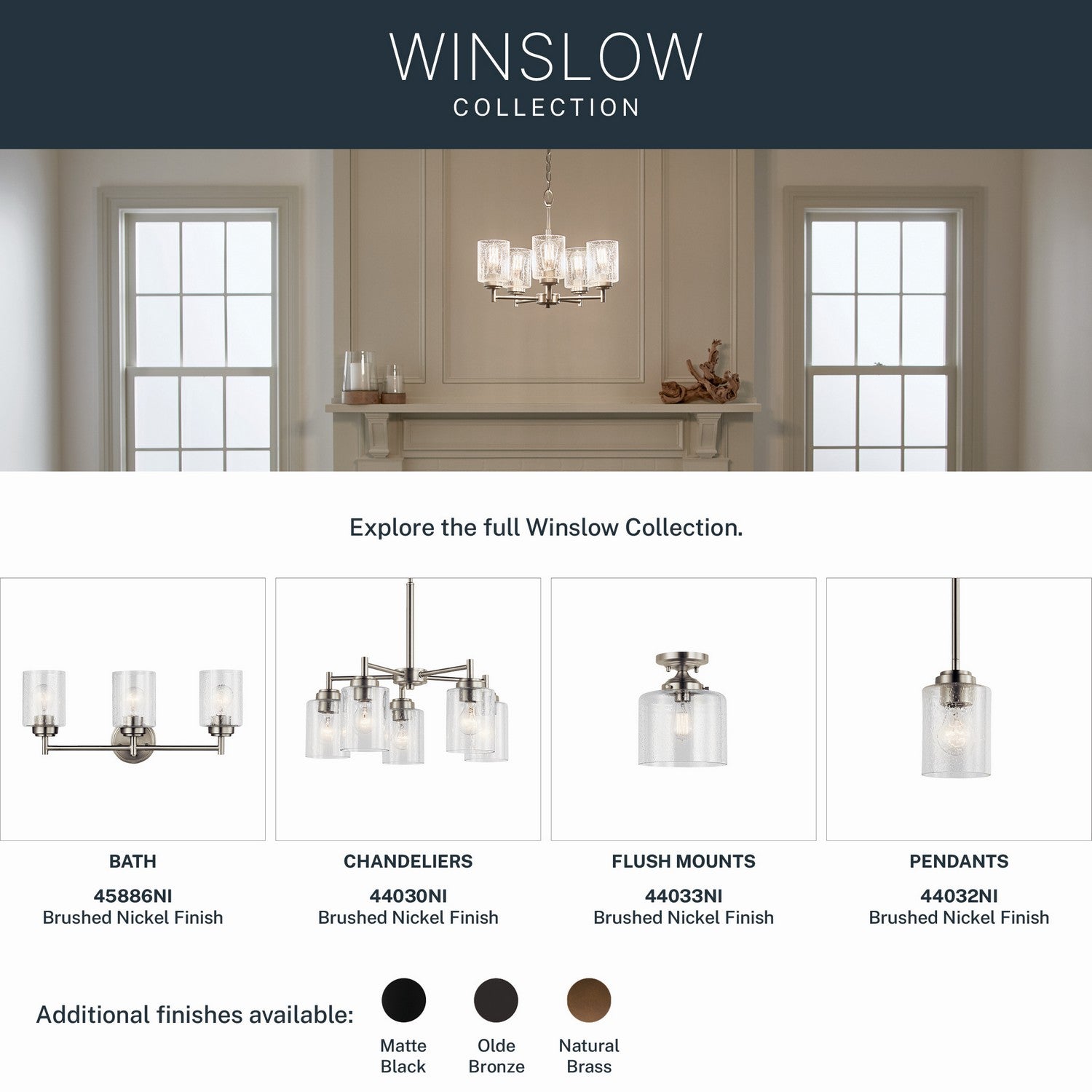 Semi-plafonnier 1 lumière | Winslow