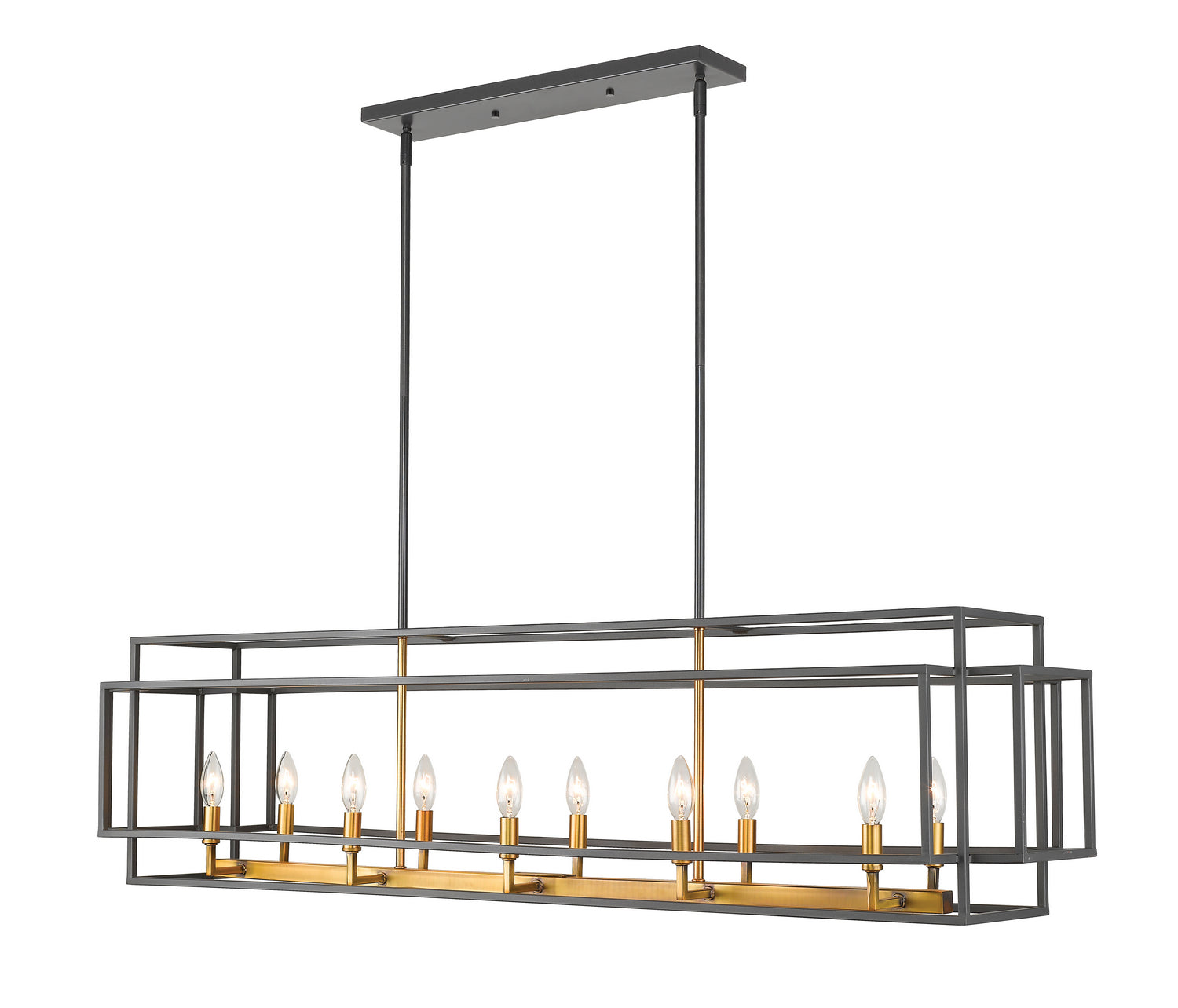 Lustre linéaire 10 lumières | Titania
