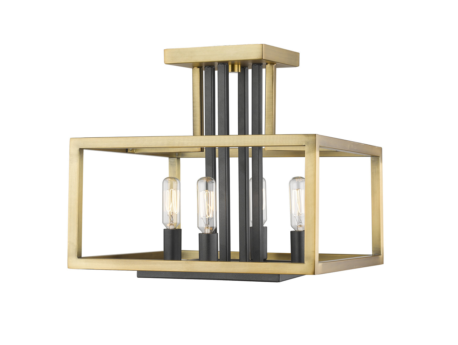 Semi-plafonnier 4 lumières | Quadra