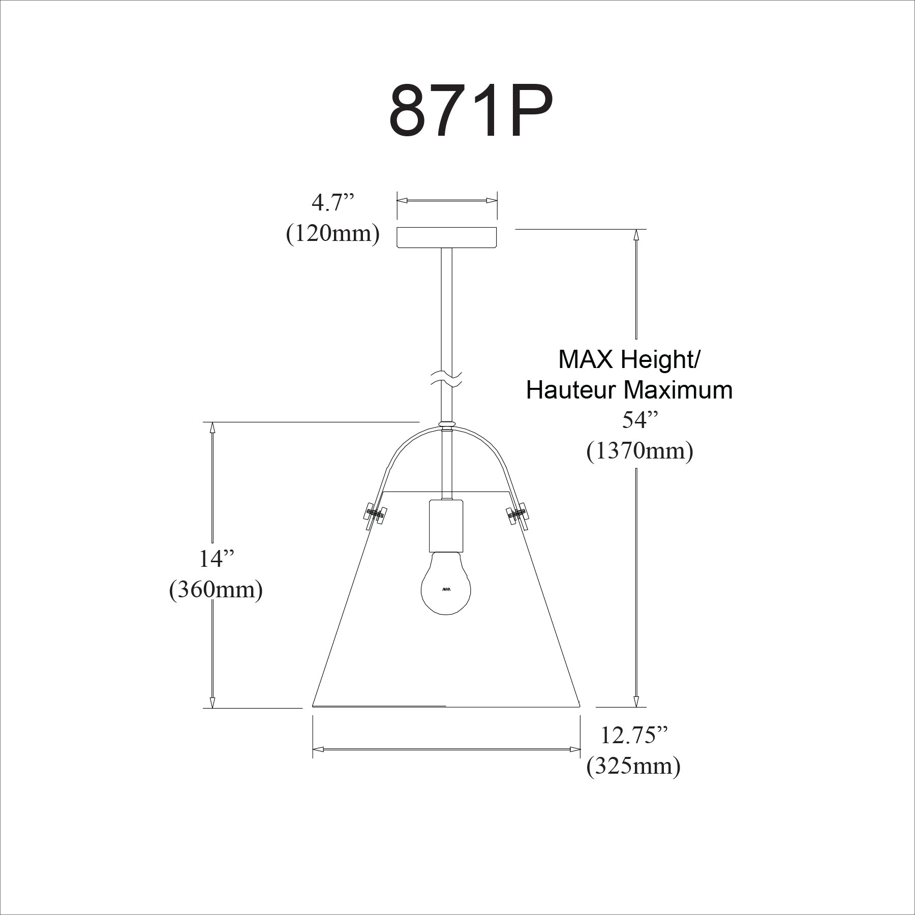 Luminaire suspendu Transparent | POLLY