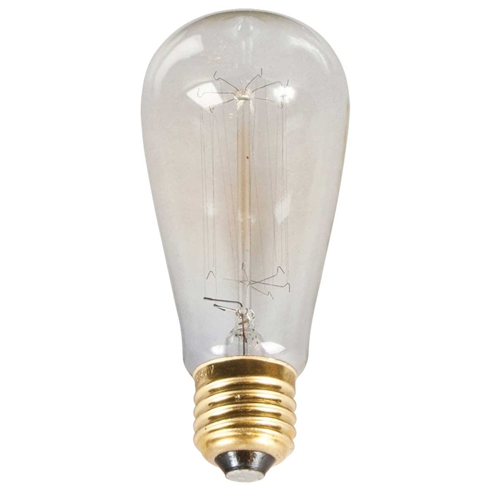 Ampoule DEL ST19, 60 W, culot E26 (ambré)