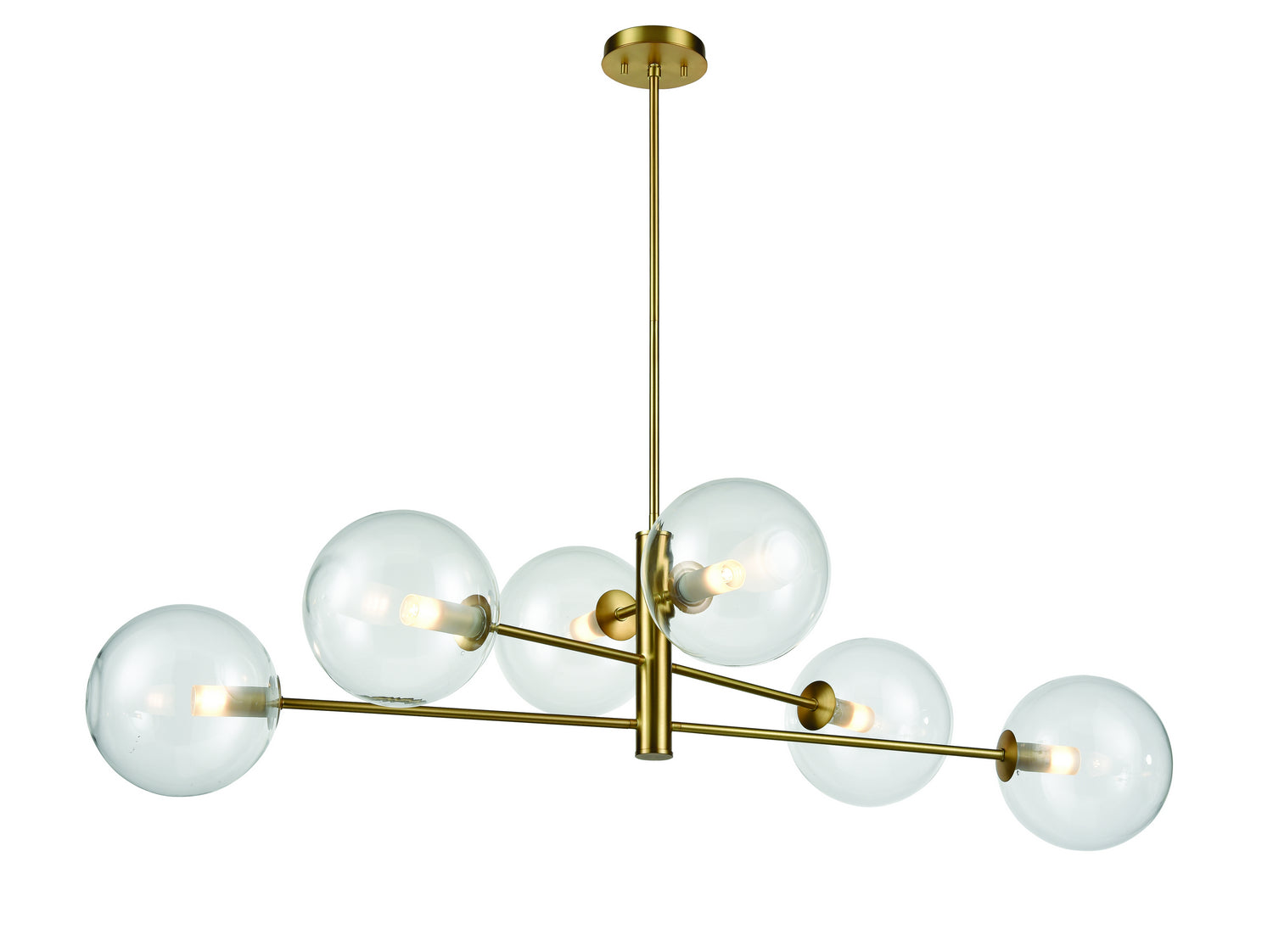 Suspension linéaire 6 lumières | Courcelette