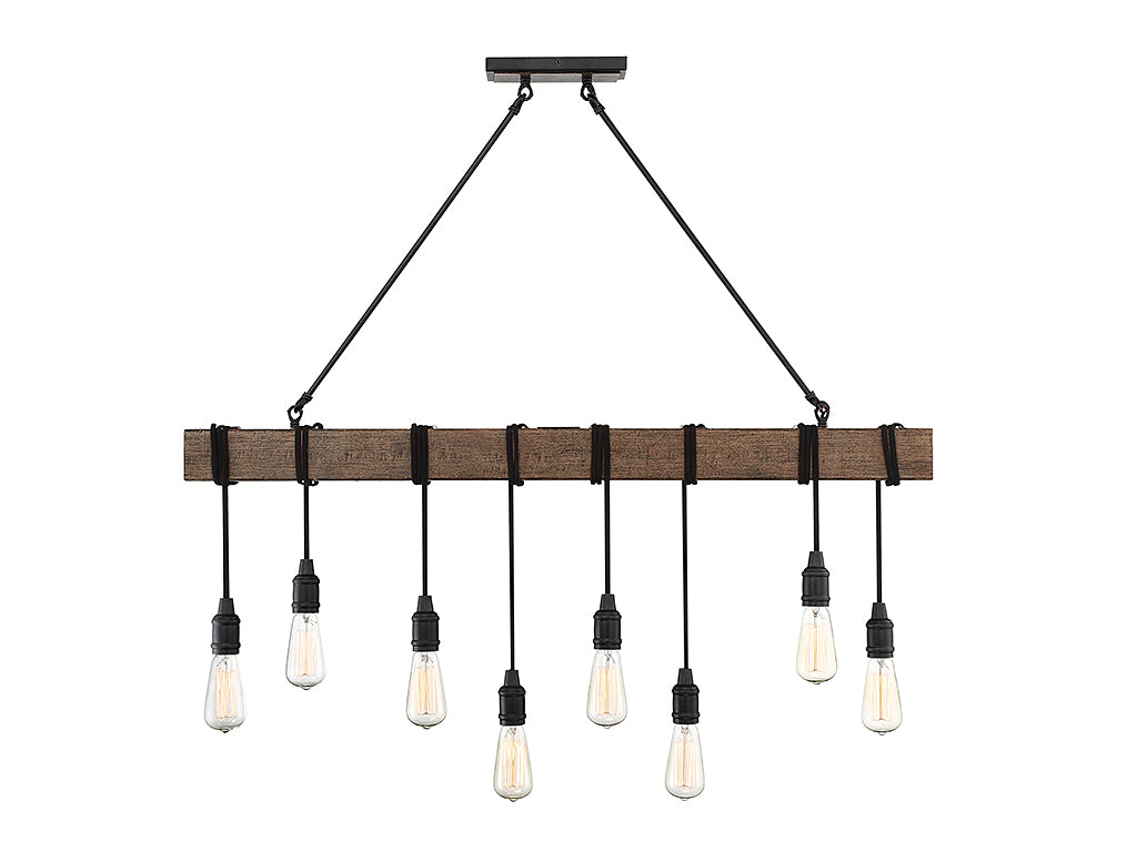 Lustre linéaire 8 lumières | Burgess