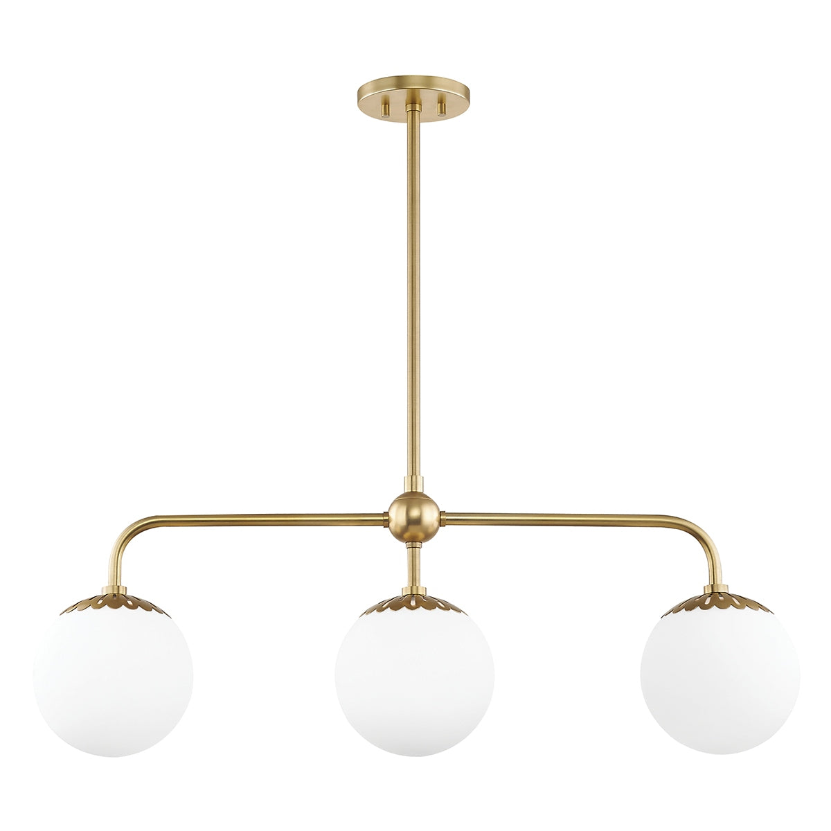 Suspension linéaire 3 lumières | Paige
