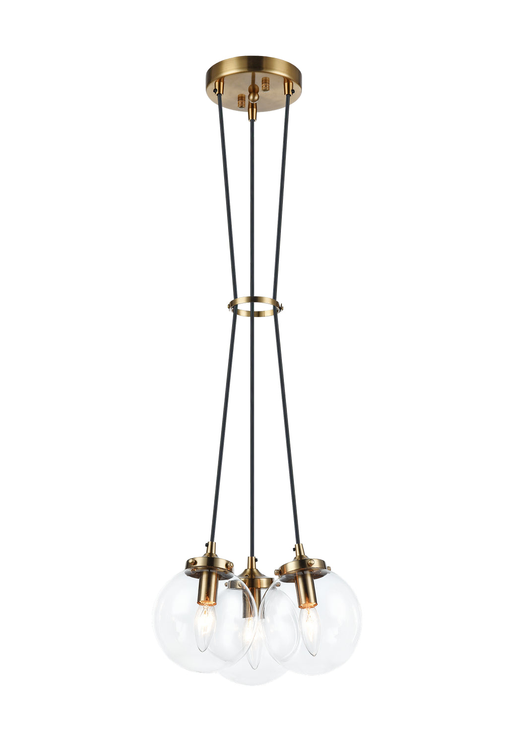 Suspension 3 lumières | The Bougie