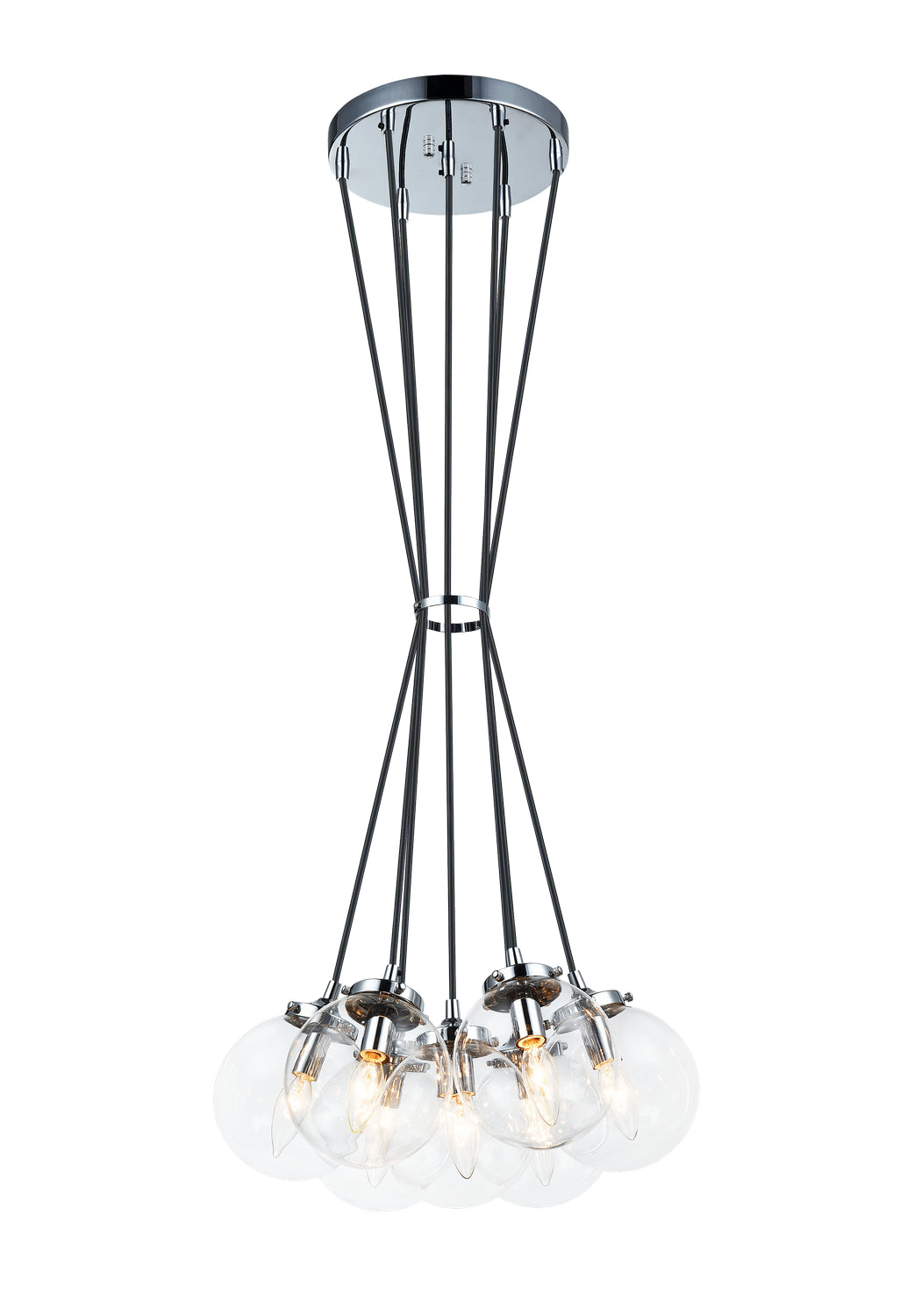Suspension 7 lumières | The Bougie