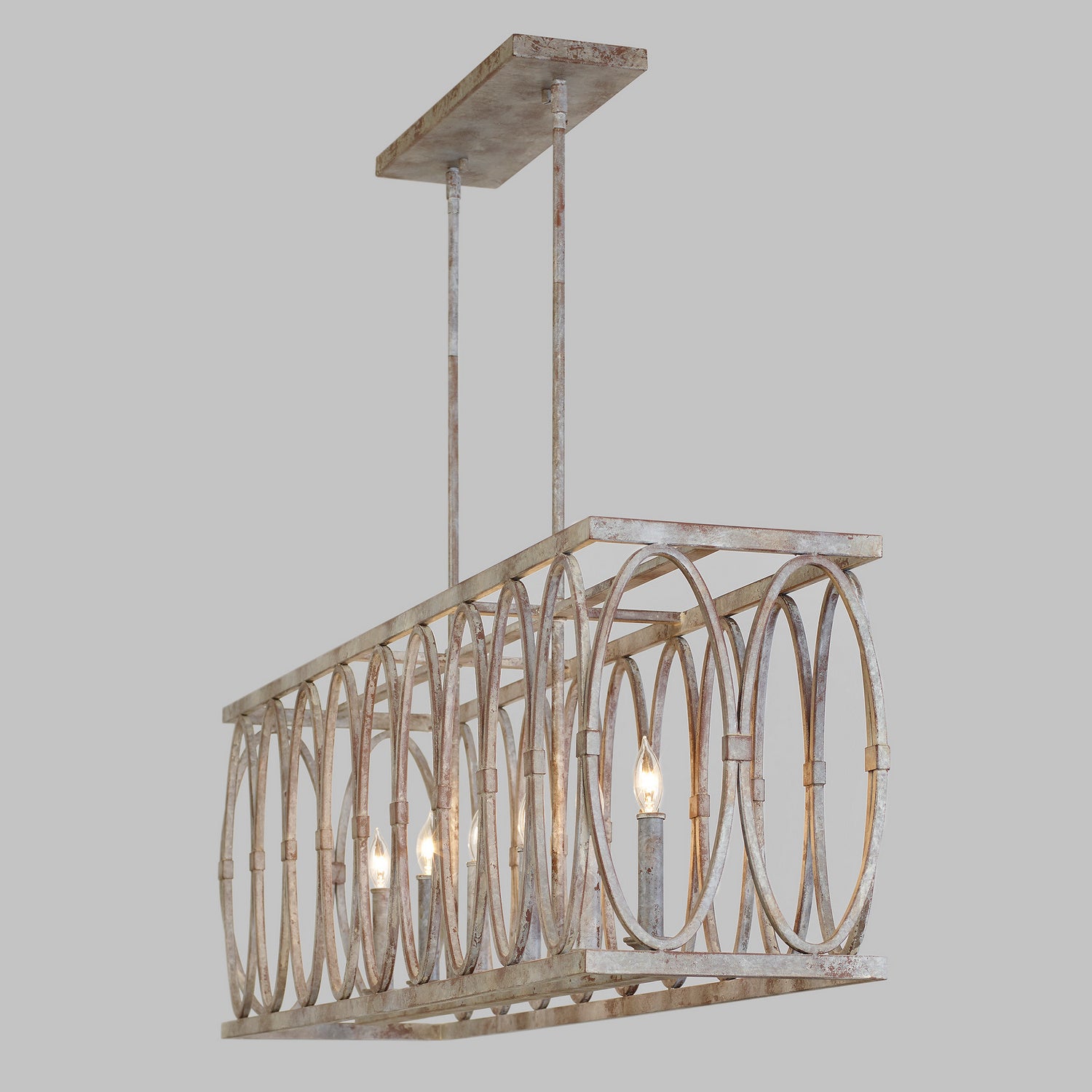 Lustre linéaire 6 lumières | Patrice