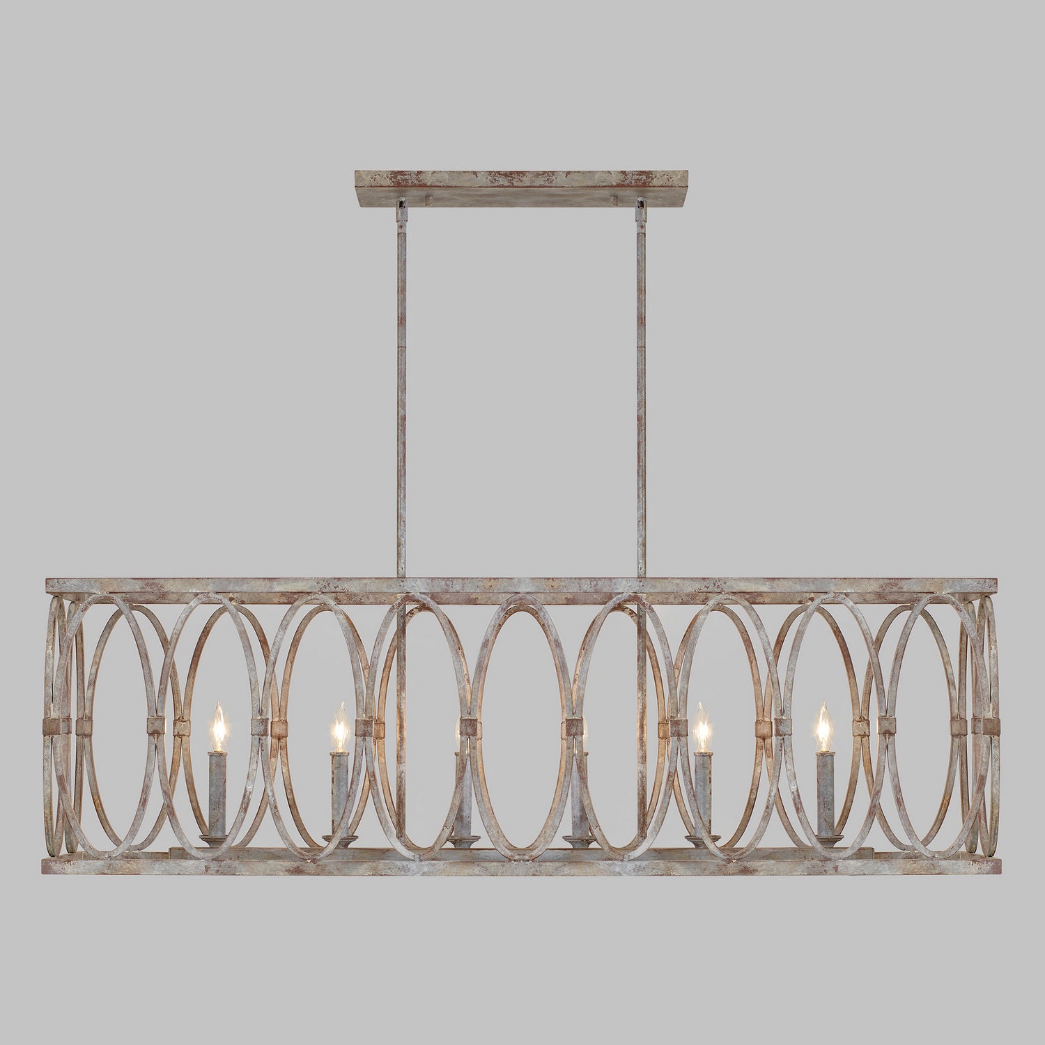 Lustre linéaire 6 lumières | Patrice