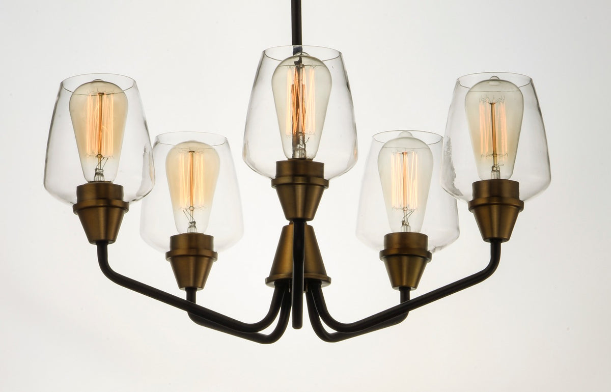 Lustre 5 lumières | Goblet