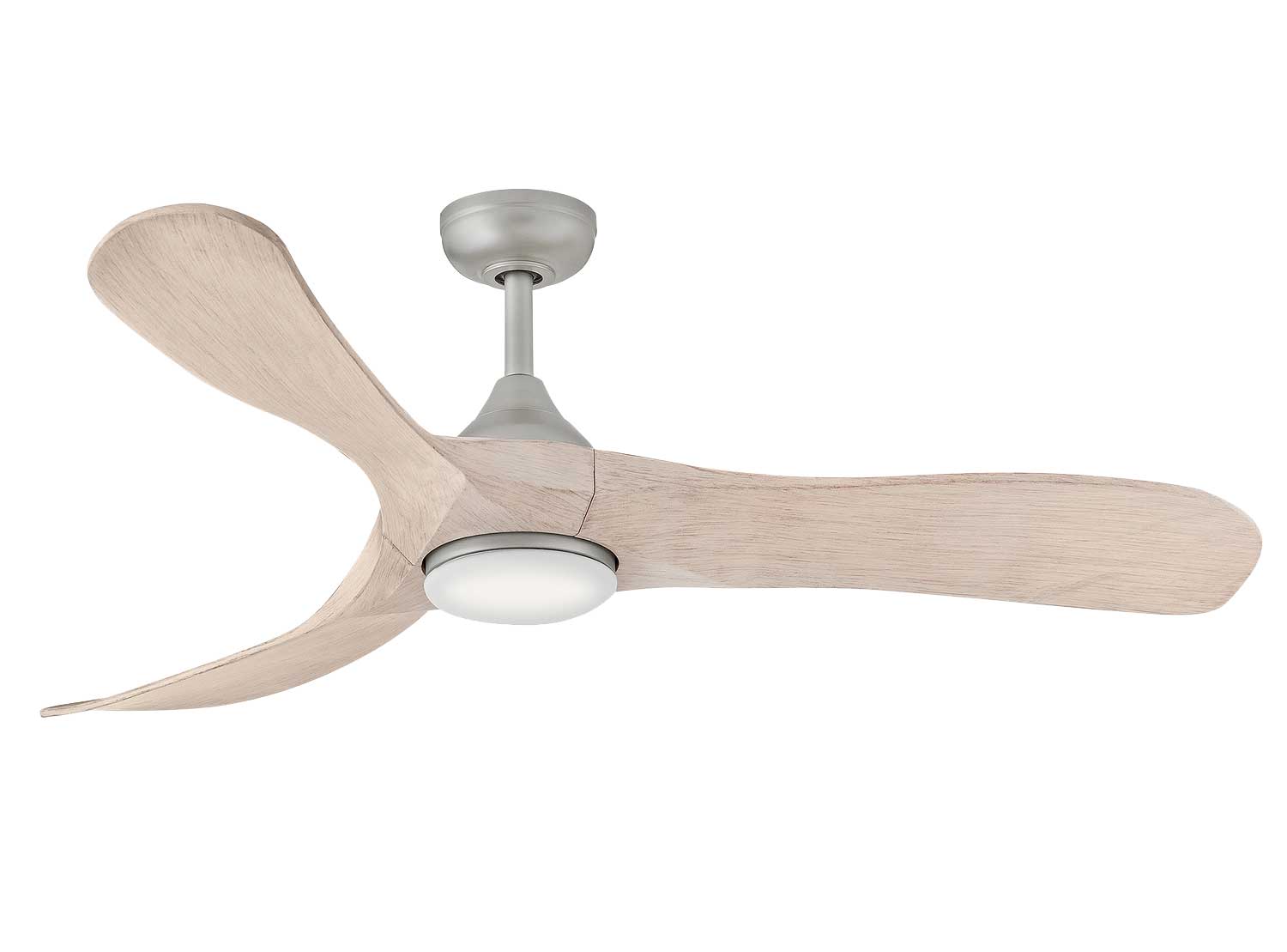 Ventilateur  Nickel brossé et bois | SWELL LLUMINATED