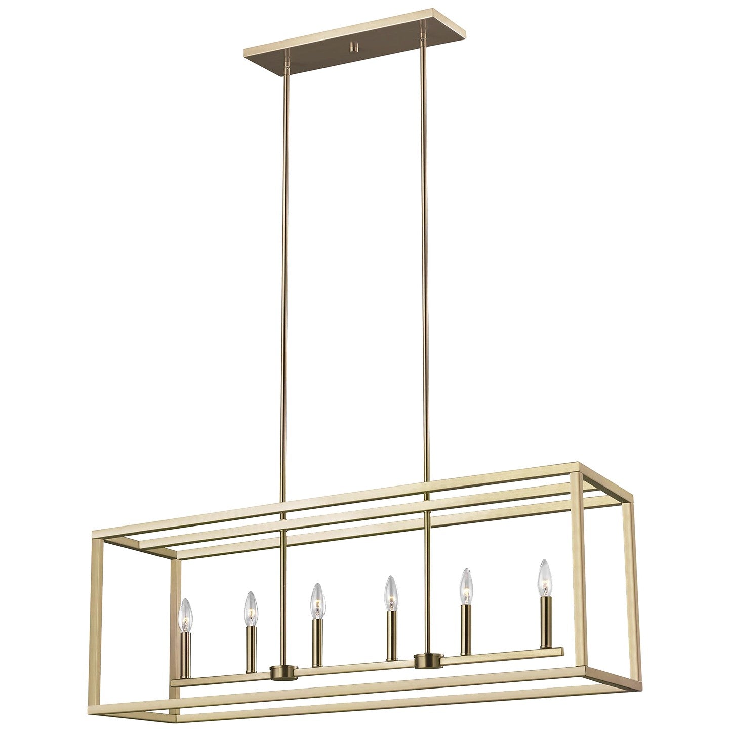 Suspension d'îlot 6 lumières | Moffet Street