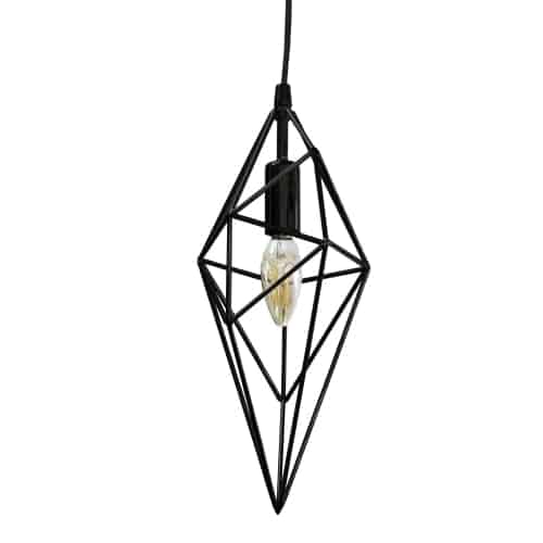 Luminaire suspendu Noir | 918-1P — 5 po