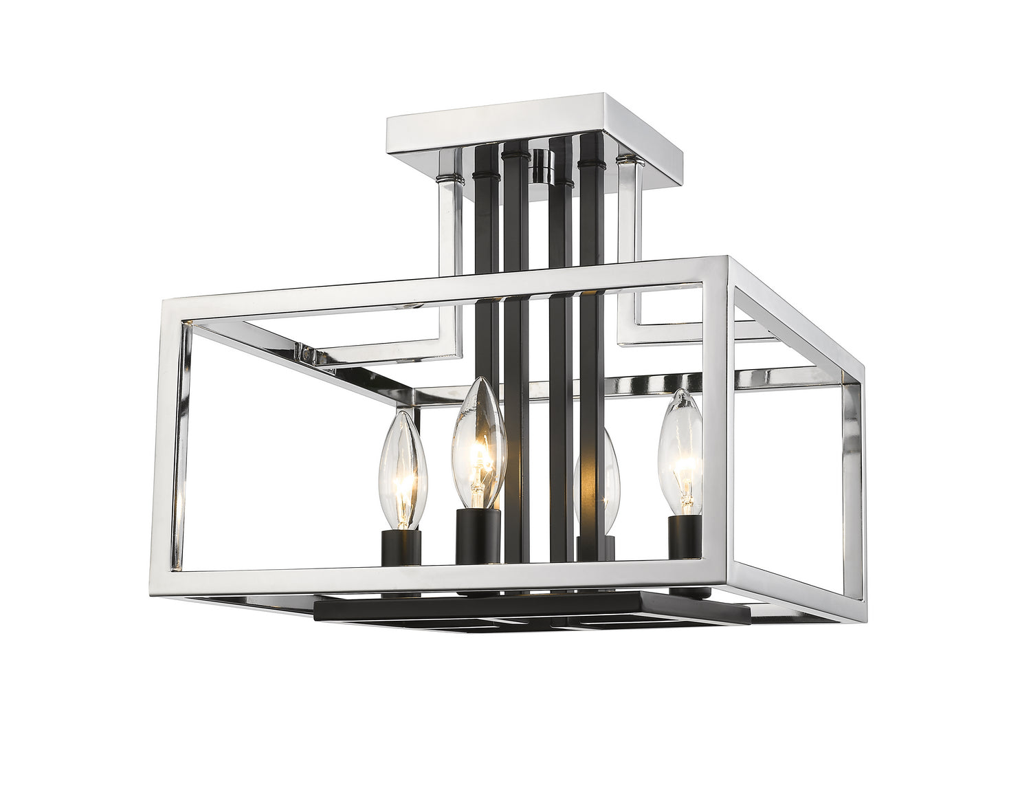Semi-plafonnier 4 lumières | Quadra