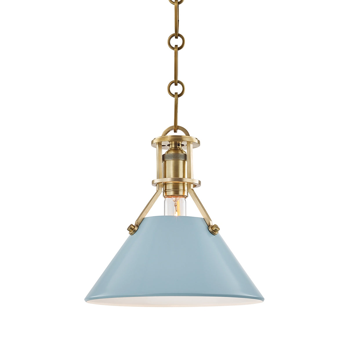 Suspension 1 lumière | Painted No. 2