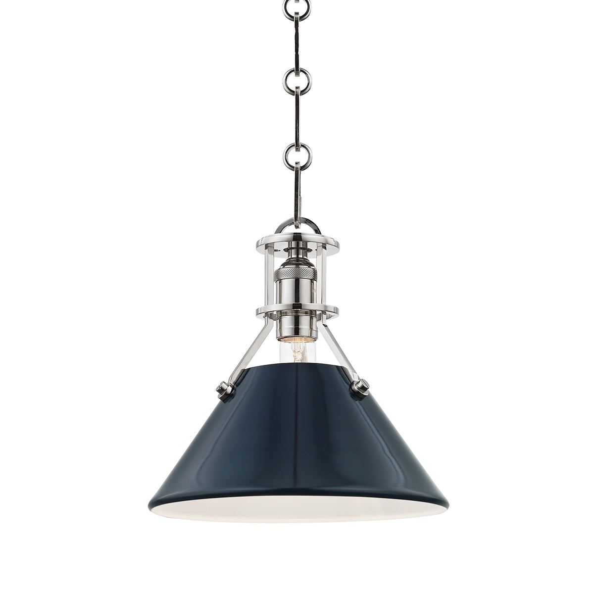 Suspension 1 lumière | Painted No. 2