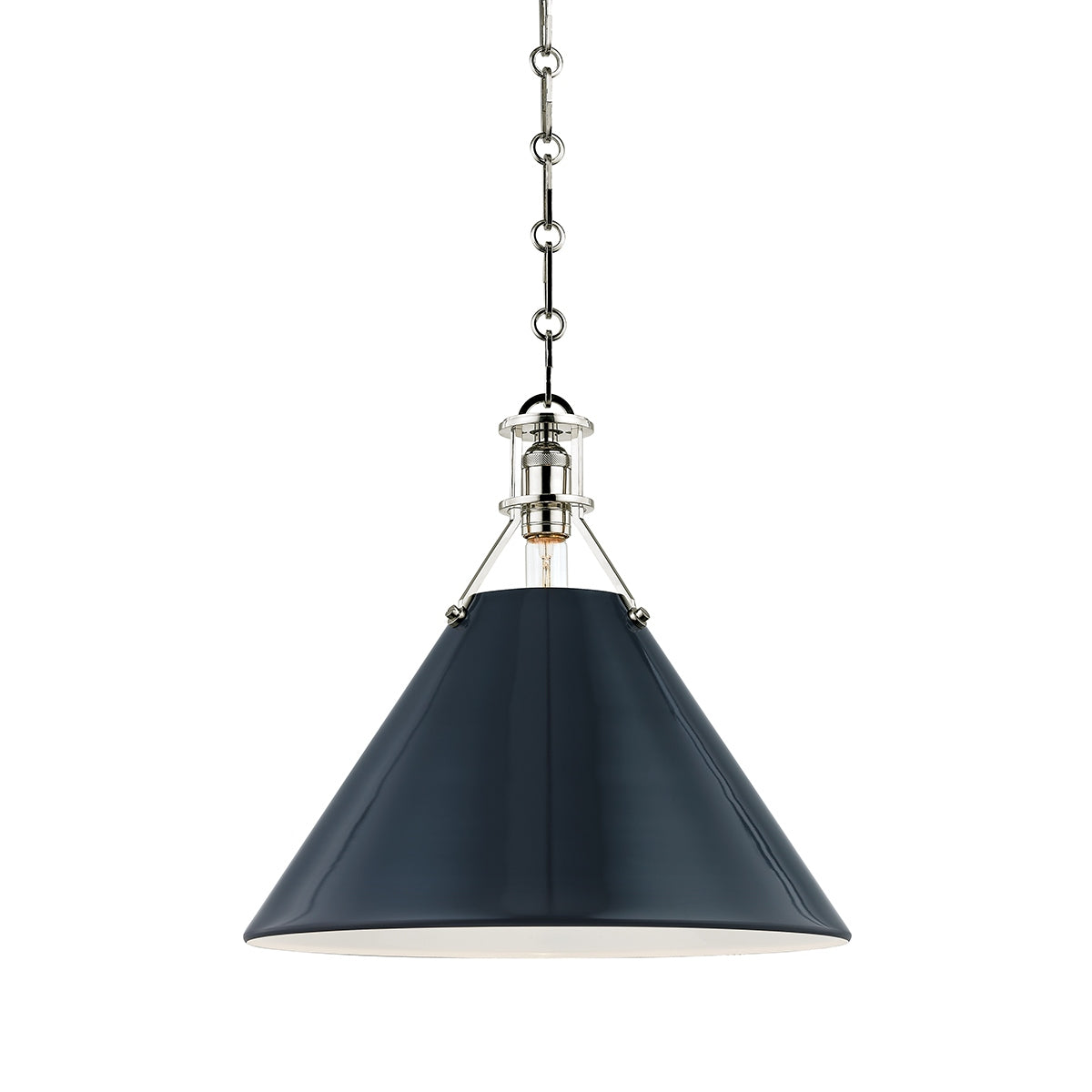 Suspension 1 lumière | Painted No. 2