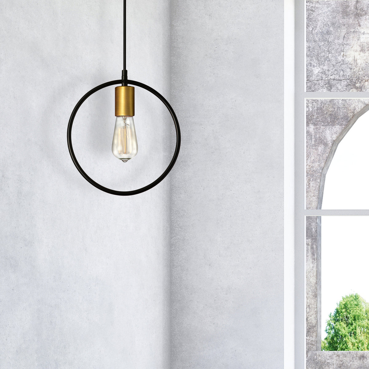 Suspension 1 lumière | Geometric