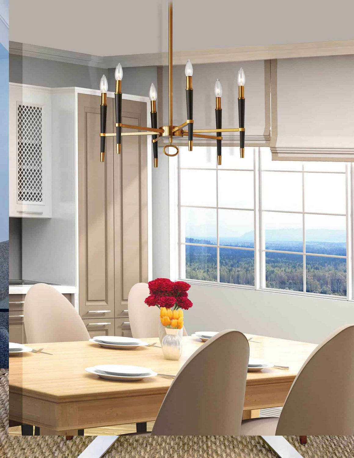 Lustre 6 lumières | Langford