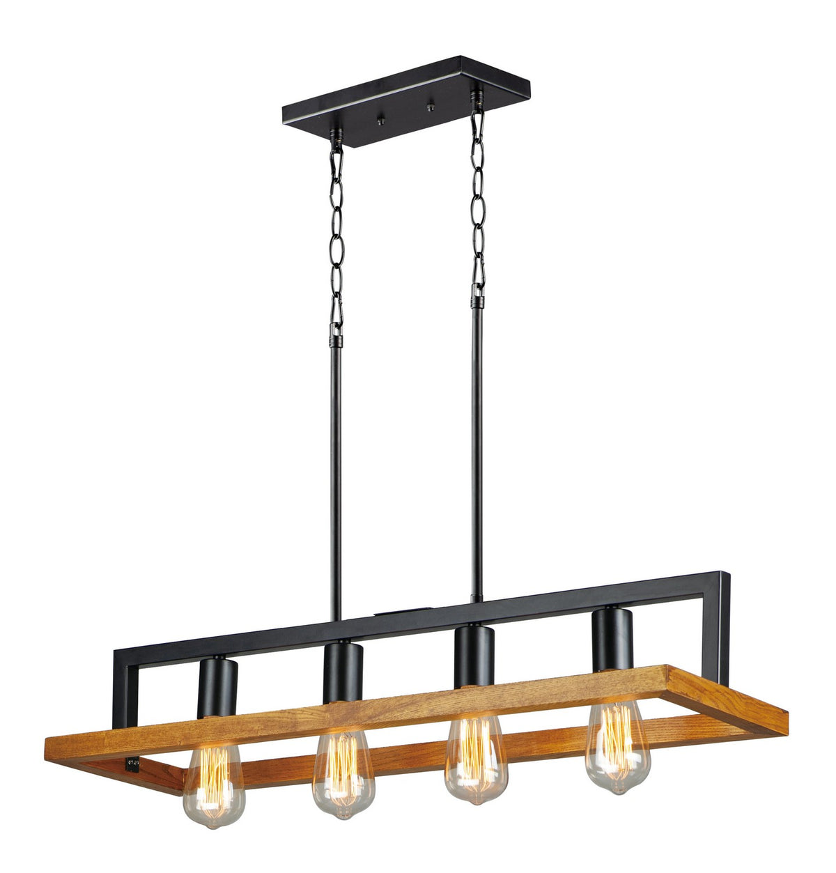 Lustre 4 lumières | Black Forest